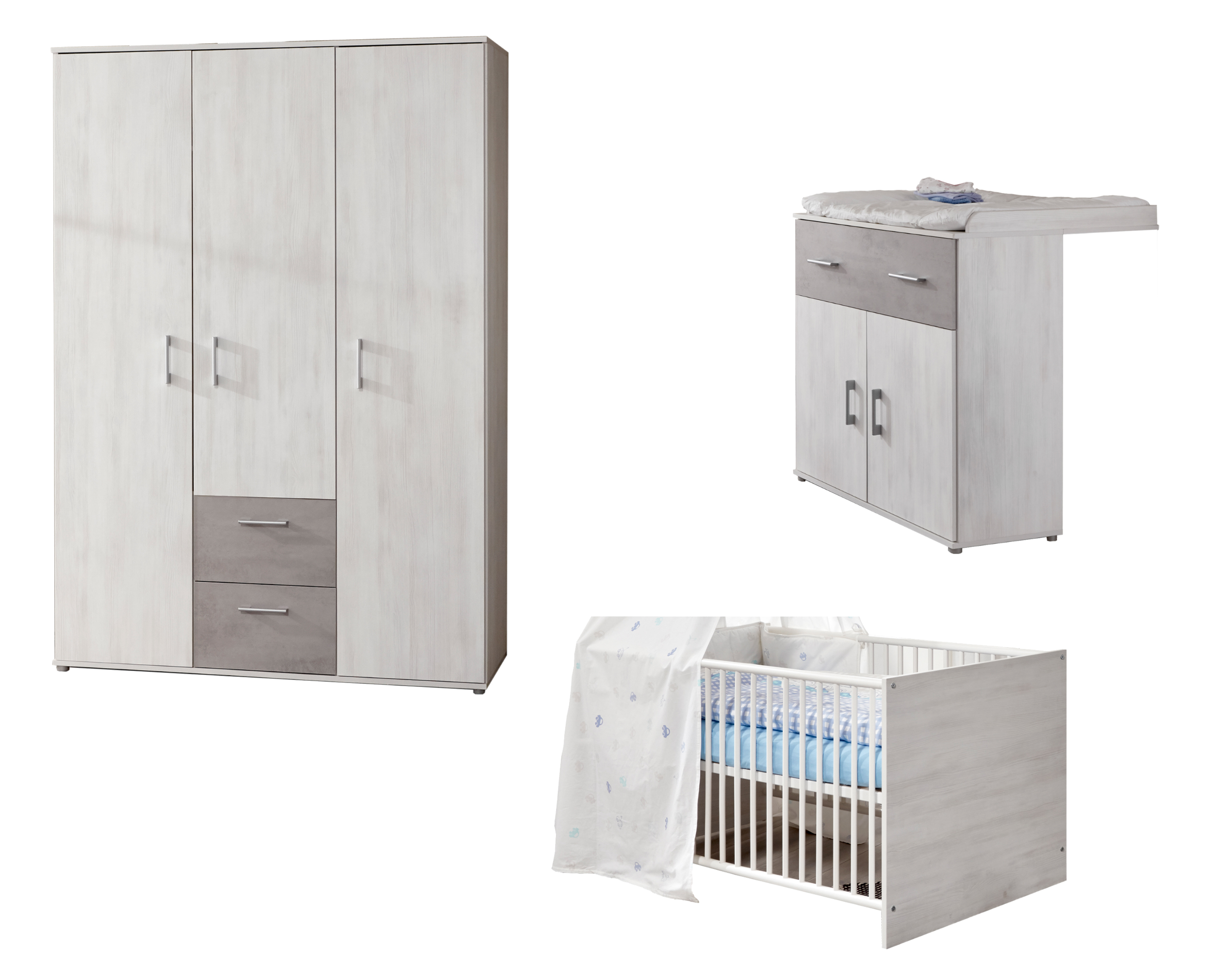 Babyzimmer-Set 3-teilig FERDI