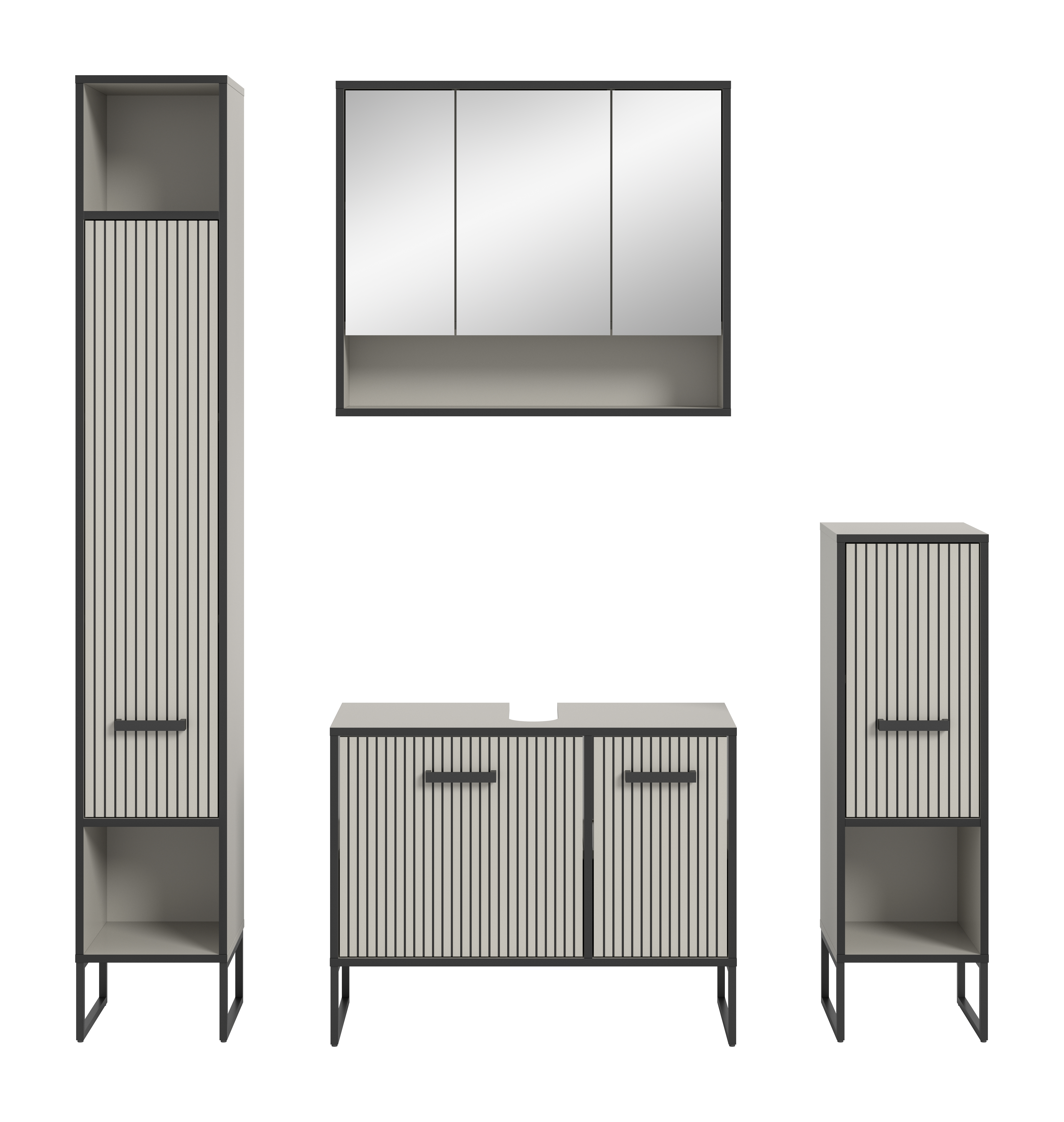 Badkombination 4-teilig BAGNO