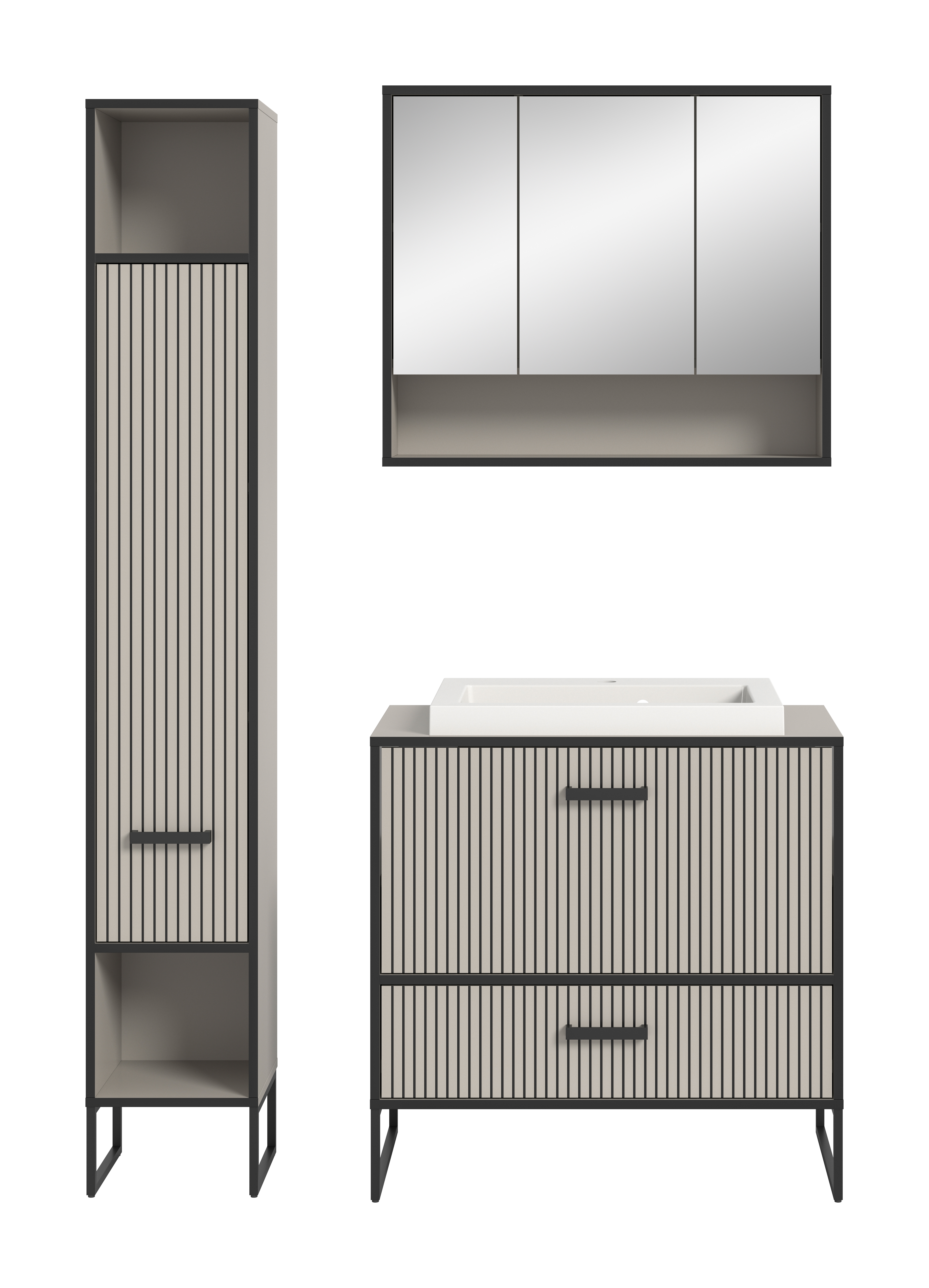 Badkombination 4-teilig BAGNO Badkombination 4-teilig BAGNO