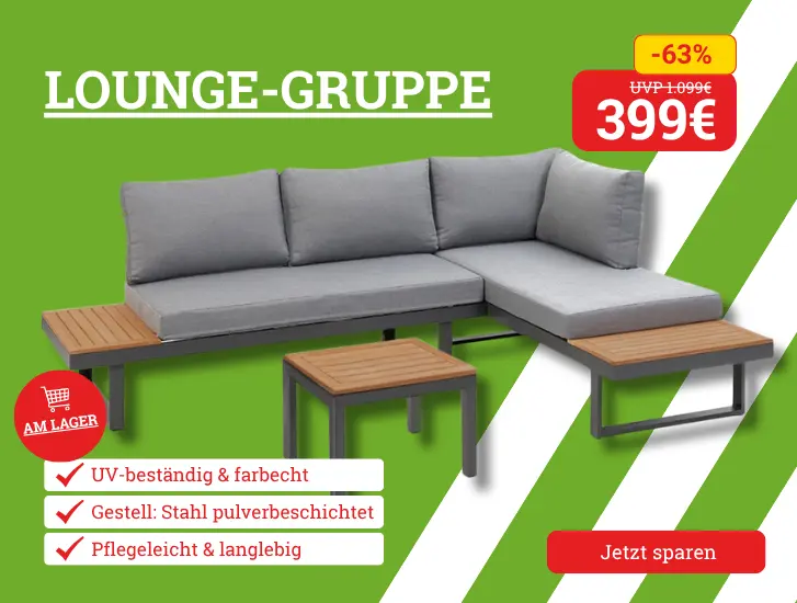 MEGA Preis! Outdoor Lounge-Gruppe 