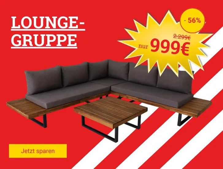 Lounge-Gruppe zum MEGA Preis!