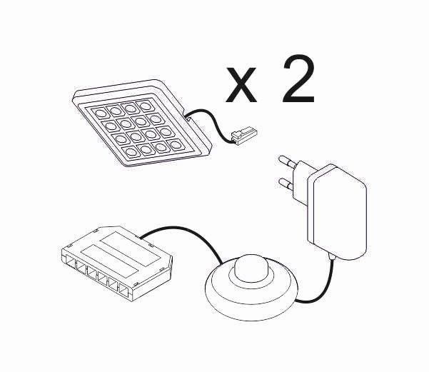 LED-Unterbaubeleuchtung 35 BW LK 02
