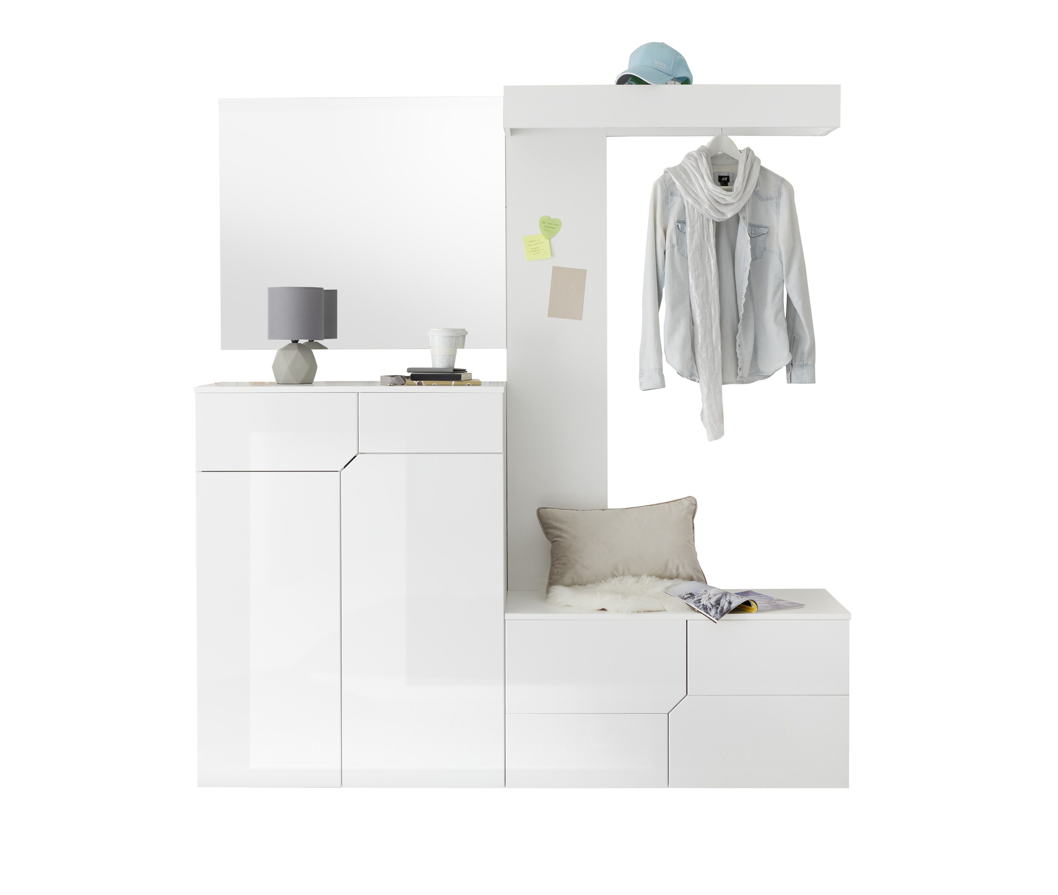 Kompaktgarderobe PUSH