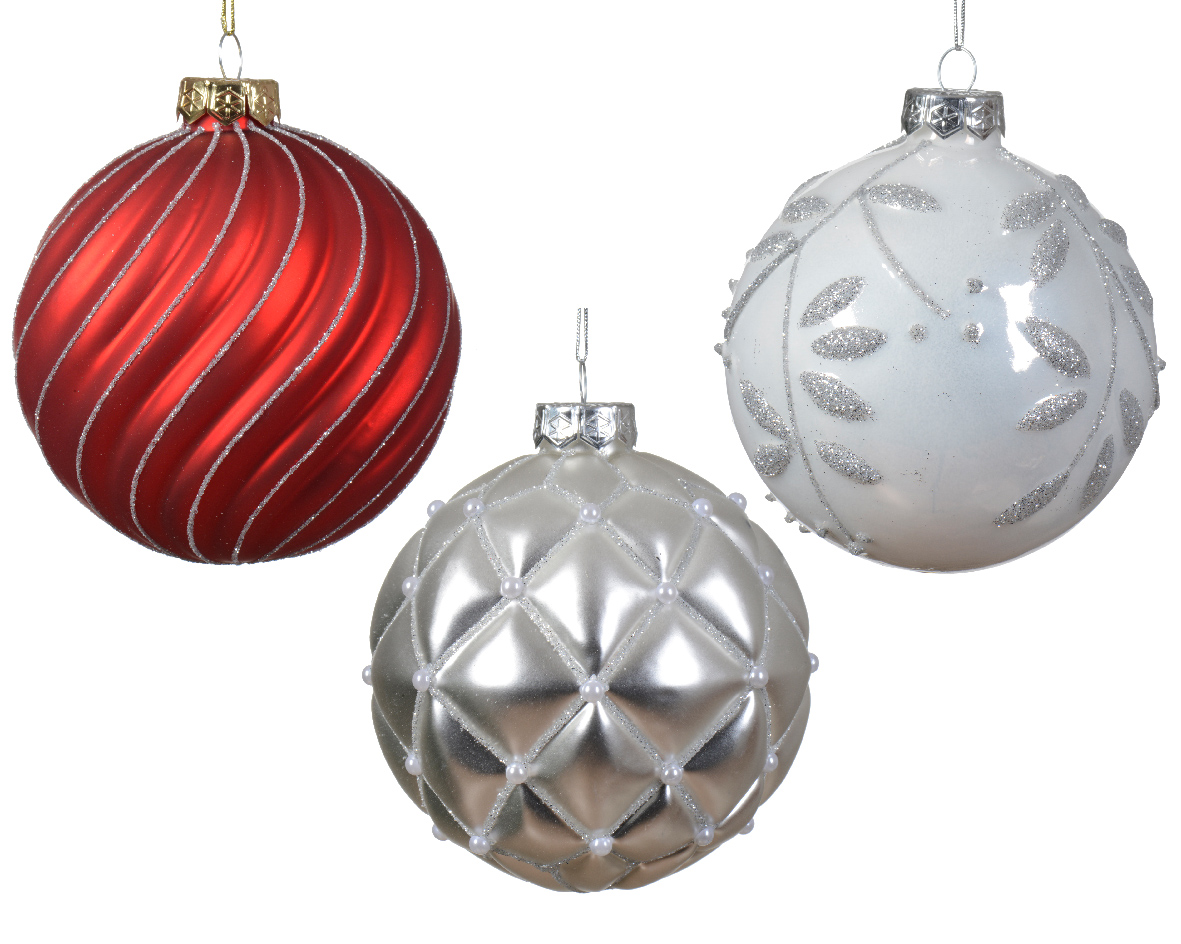 Glaskugel CHRISTMAS