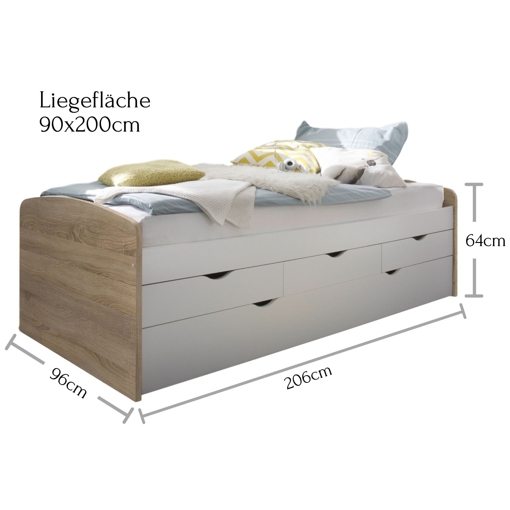KOJENBETT 90 x 200 cm NESSI