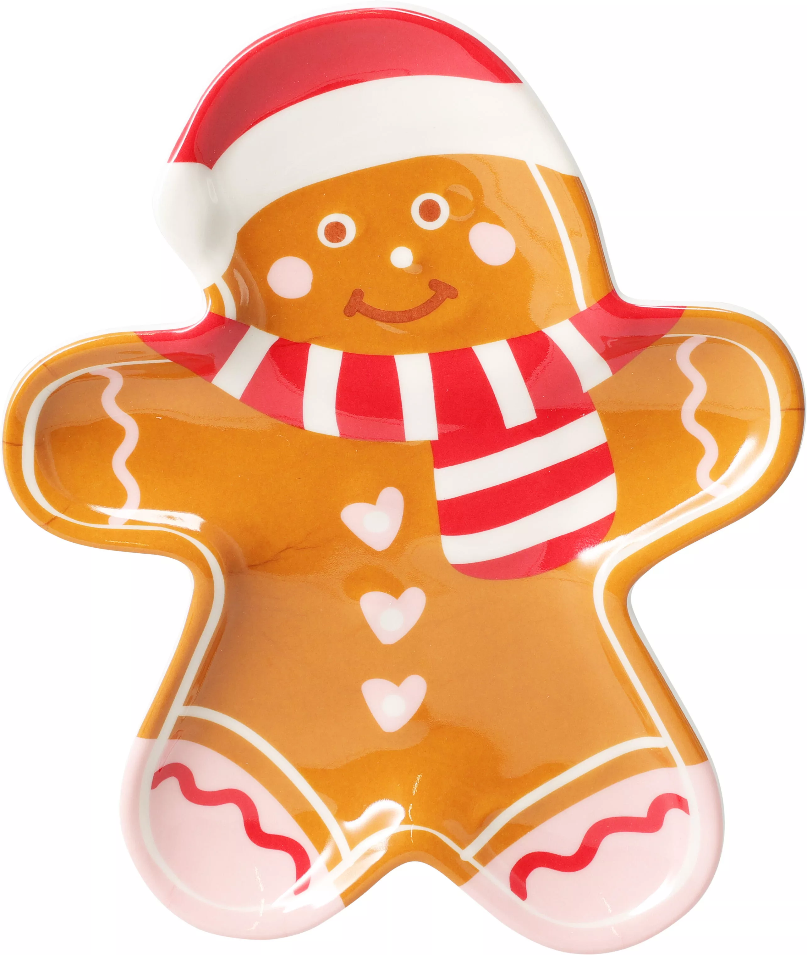 Teller Lebkuchenmann CHRISTMAS