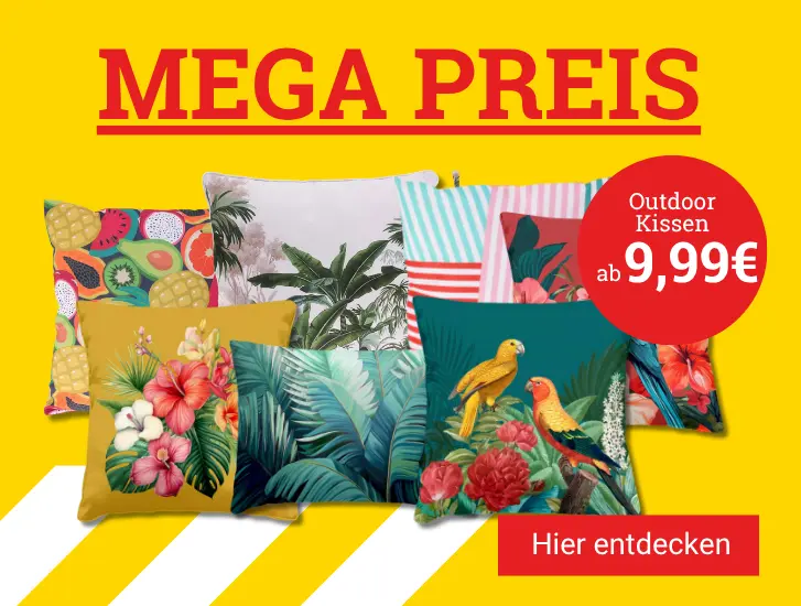 Outdoorkissen zu MEGA Preisen - hier entdecken
