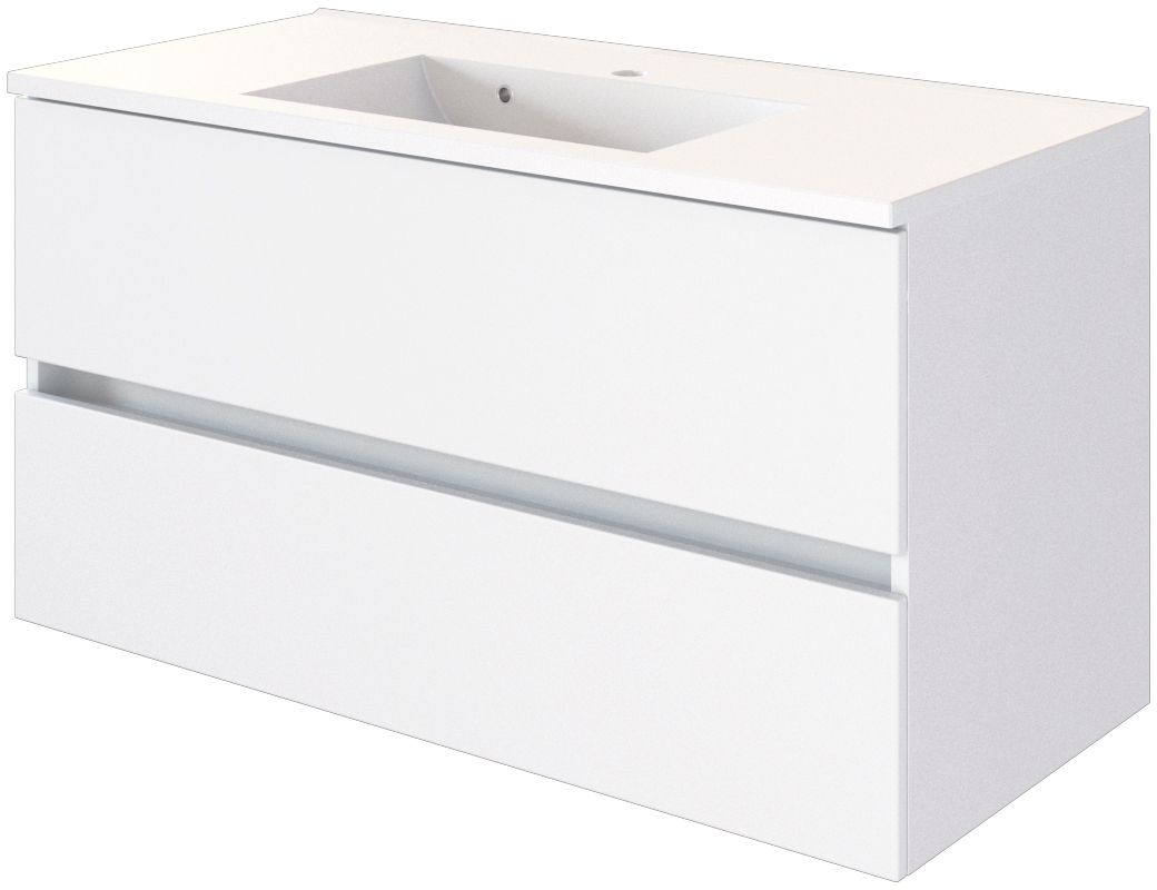 Waschbeckenunterschrank 100 mit Waschtisch BAABE Waschbeckenunterschrank 100 mit Waschtisch BAABE