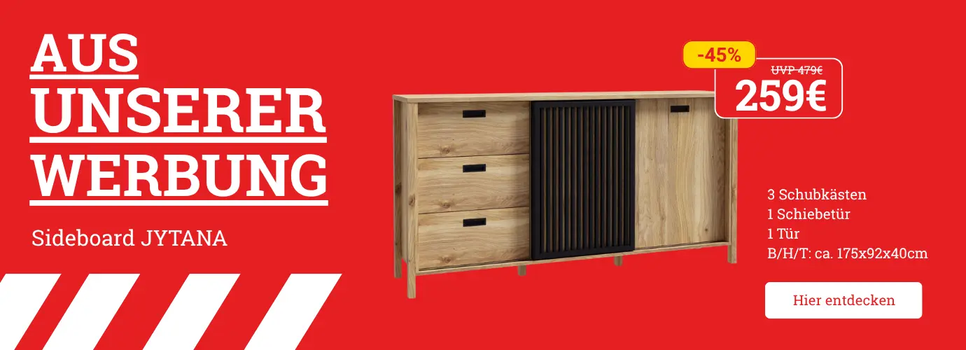 Aus unserer Werbung! Sideboard JYTANA. Hier entdecken>