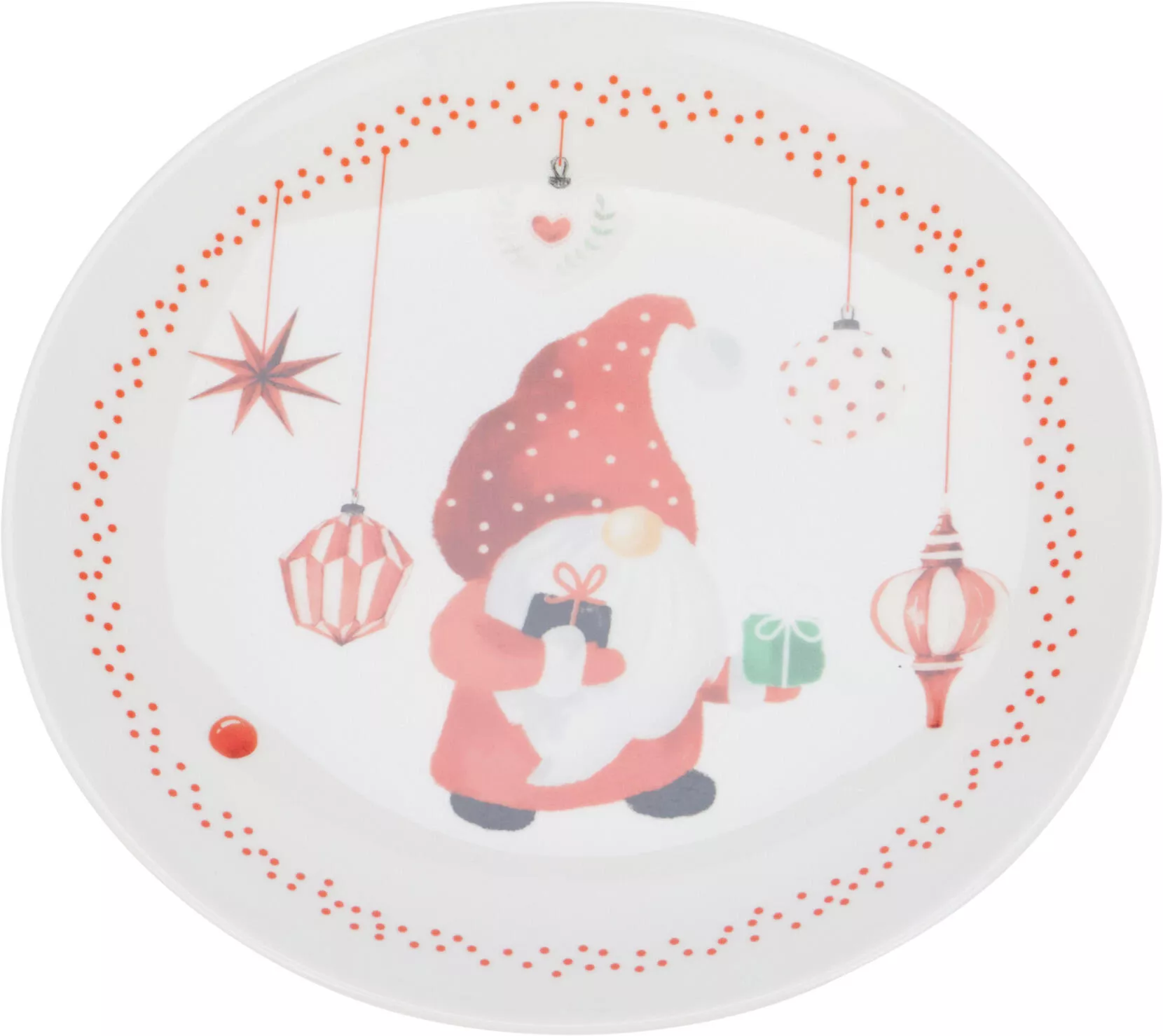 Dessertteller Wichtel CHRISTMAS