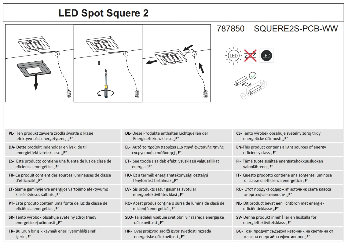 LED-Unterbaubeleuchtung 99 FM WW 90