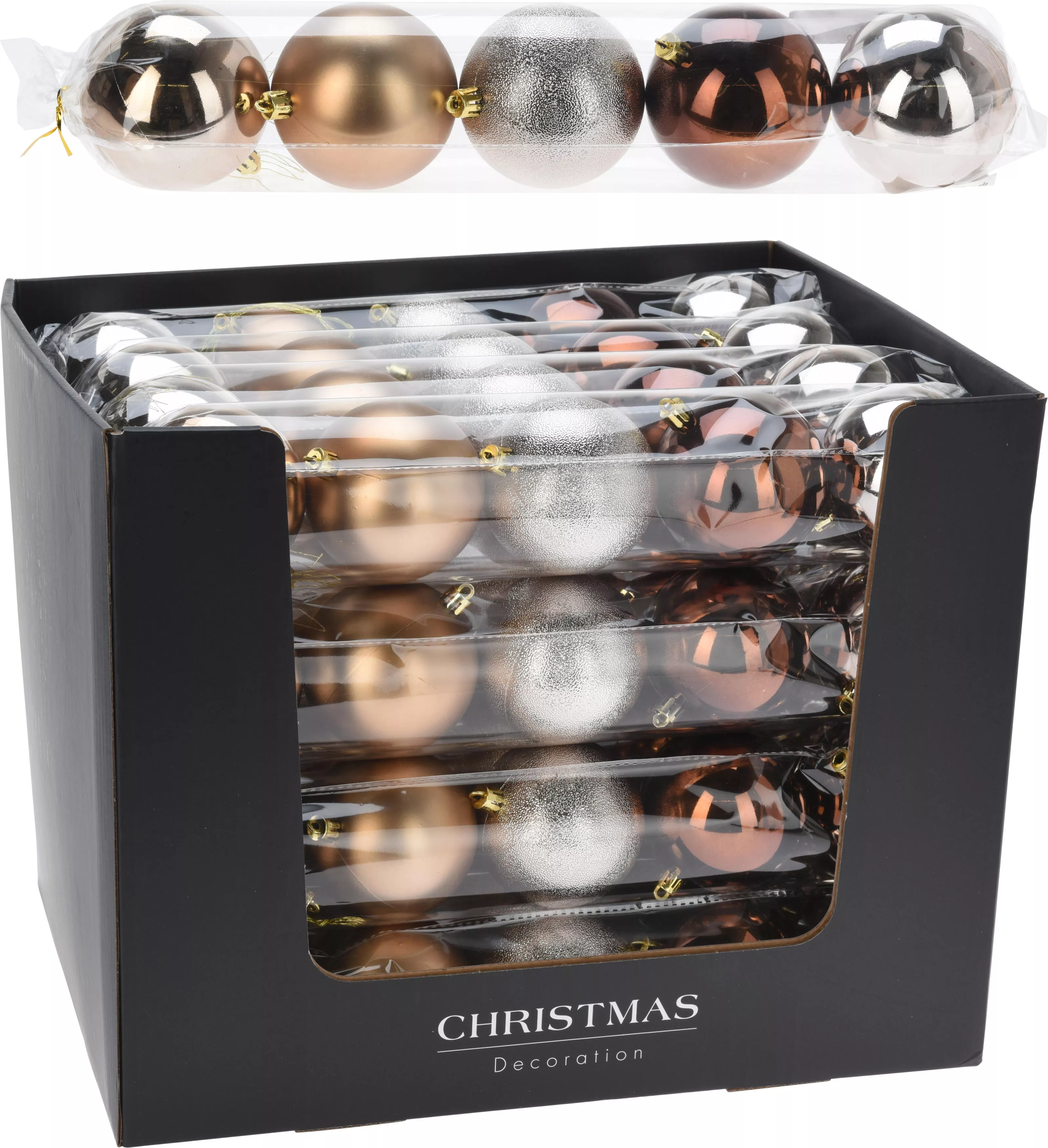 Weihnachtskugel 5er Set  CHRISTMAS