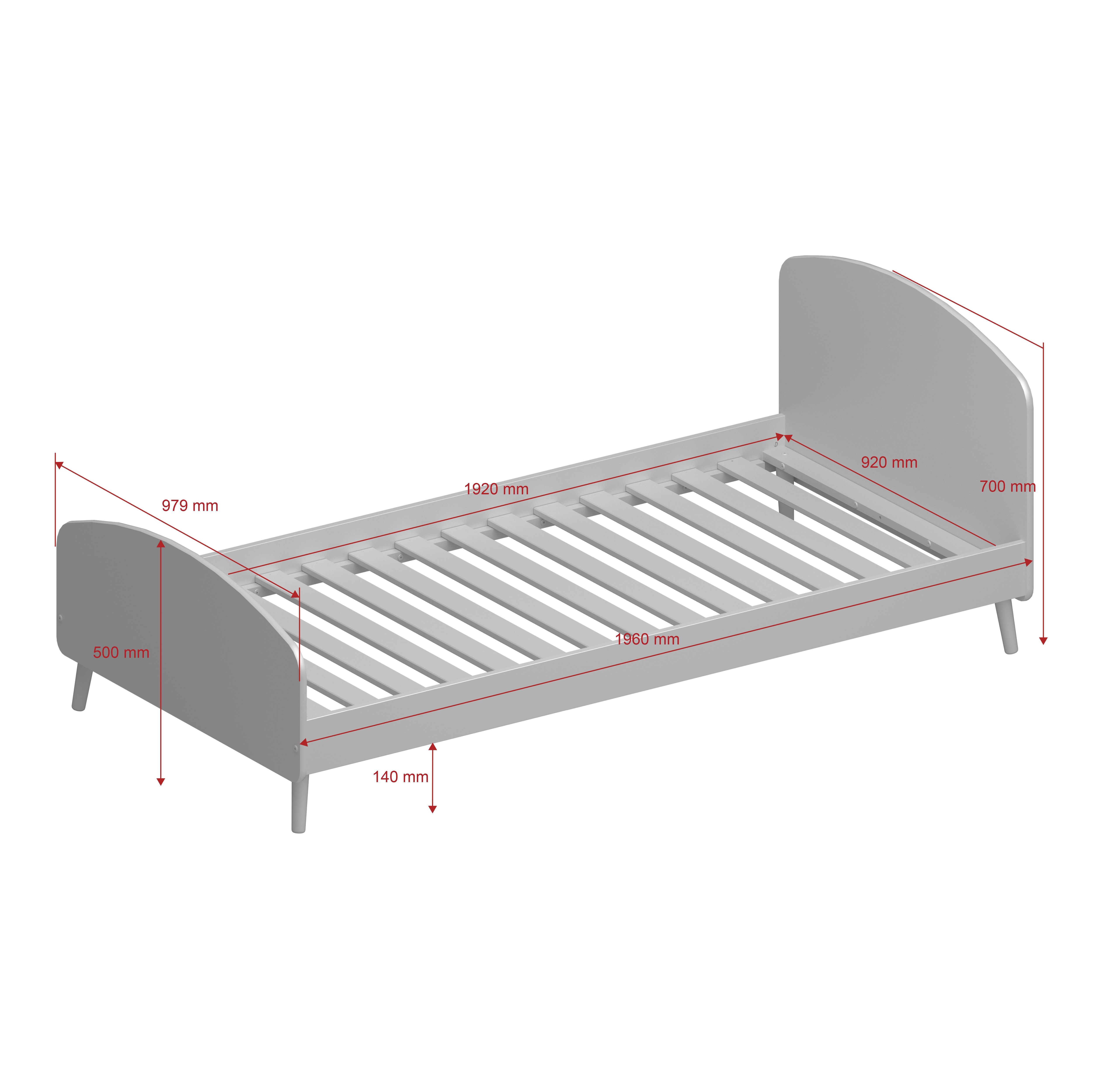 Jugendbett 90 x 200 cm GAIA 647