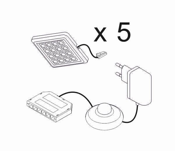 LED-Unterbaubeleuchtung 35 BW LK 05