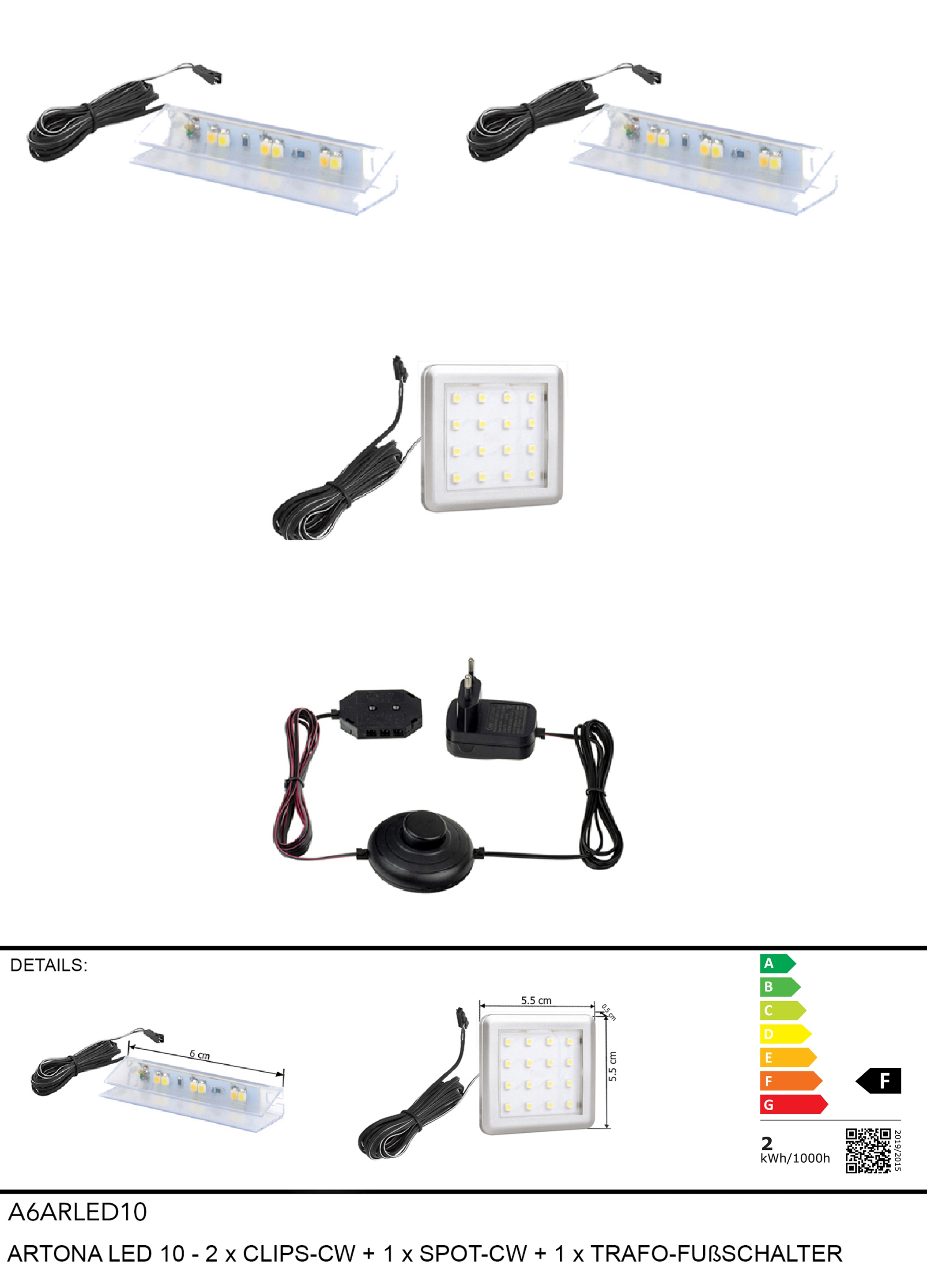 Beleuchtungs-Set LED 10 CARTAGO