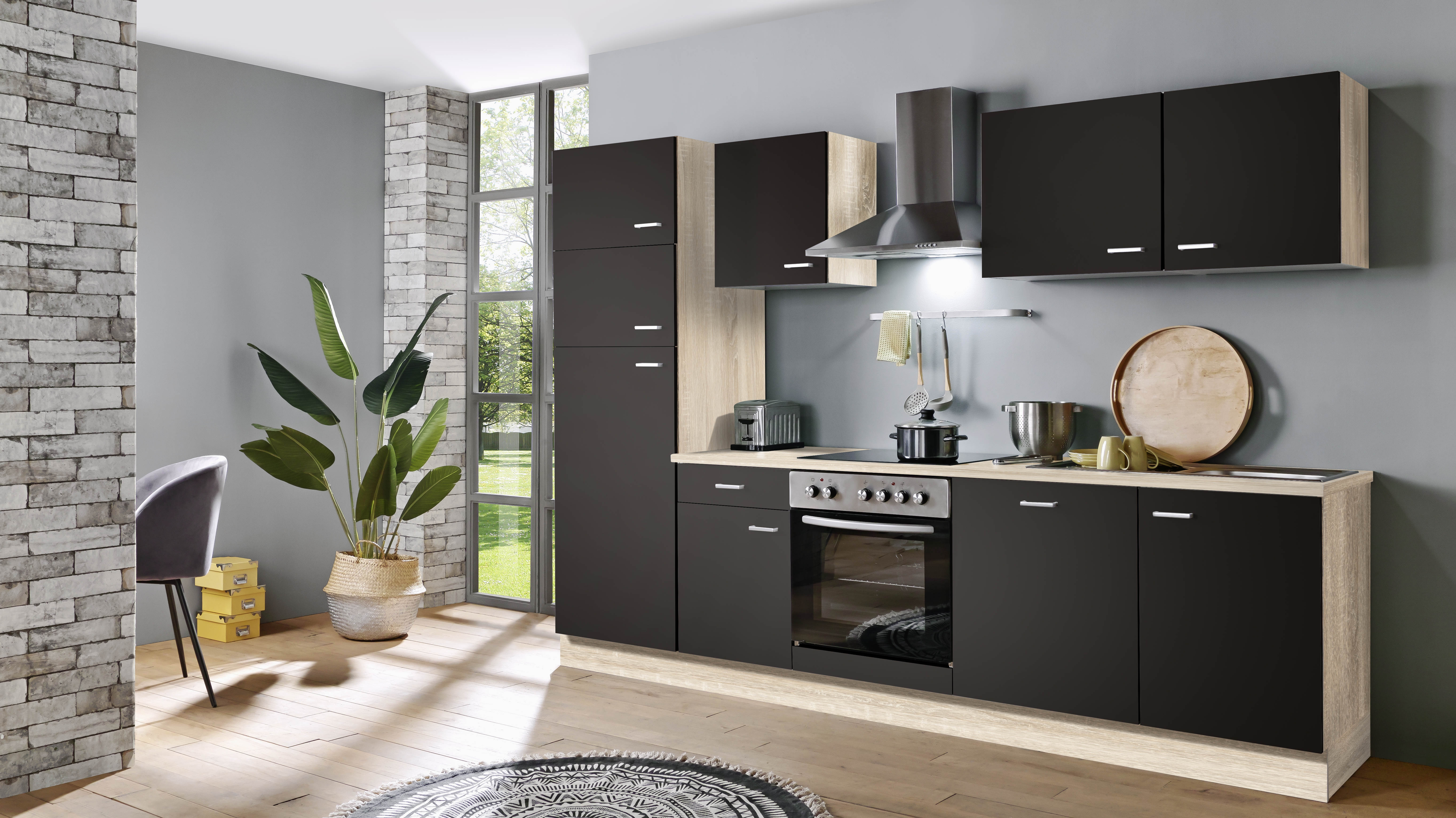 Küchenblock mit E-Geräten CLASSIC Küchenblock mit E-Geräten CLASSIC
