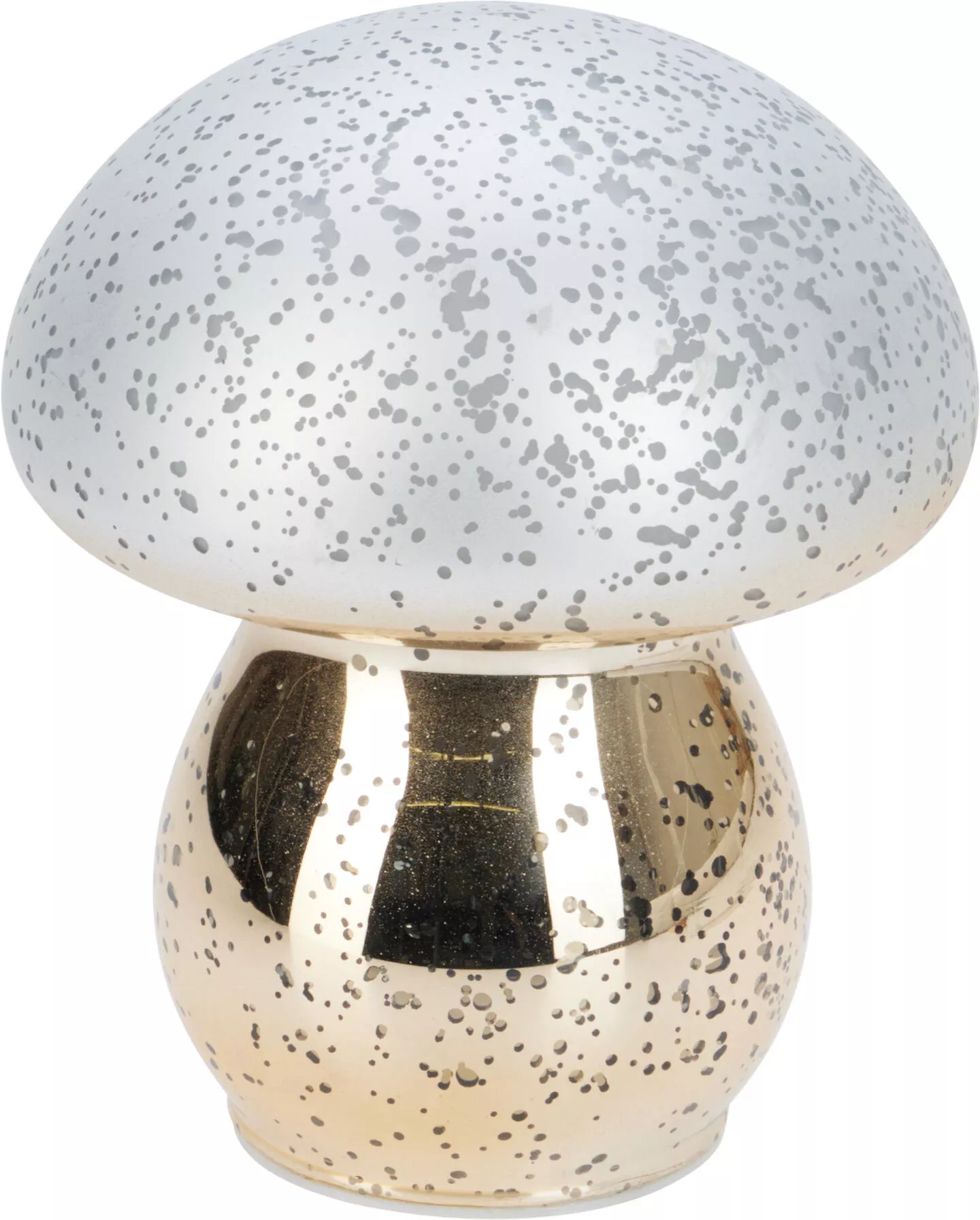 Glaspilz mit LED DEKO
