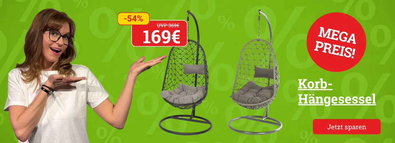 MEGA Preis! Korb-Hängesessel -> hier entdecken
