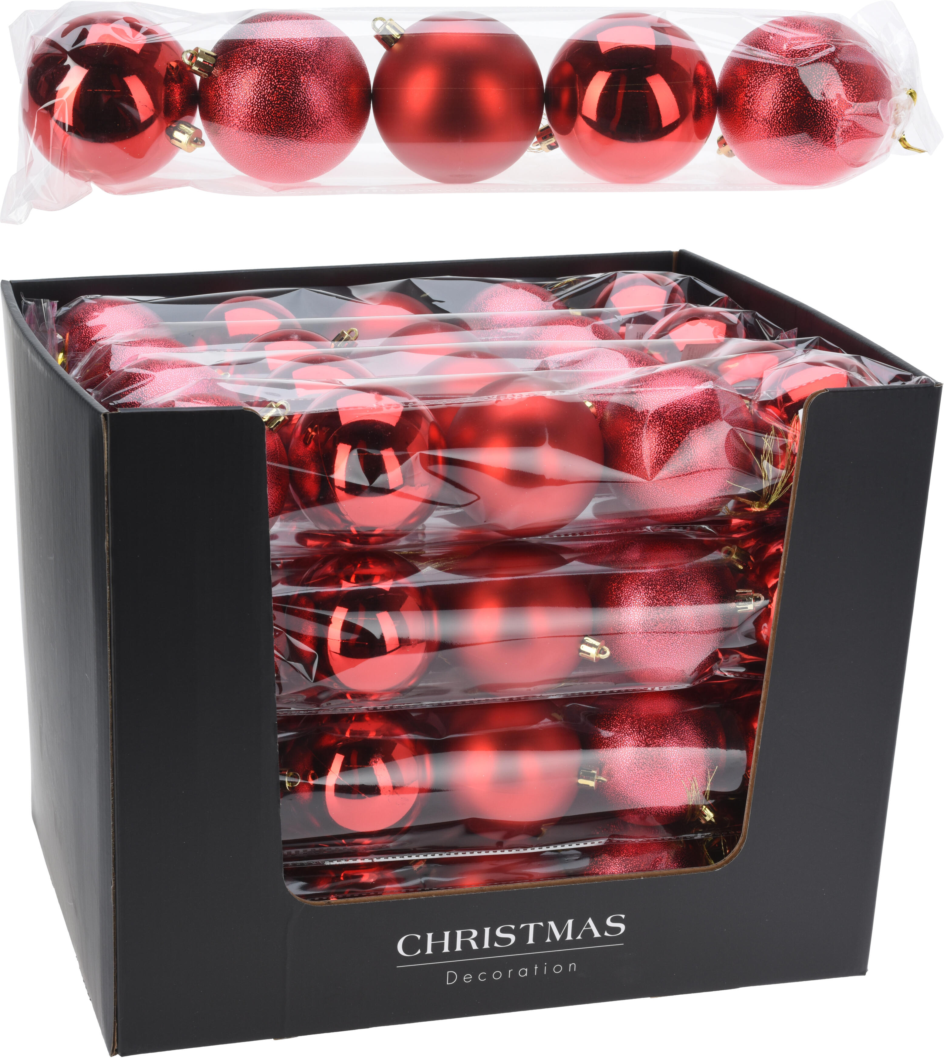 Weihnachtskugel 5er Set  CHRISTMAS Weihnachtskugel 5er Set  CHRISTMAS