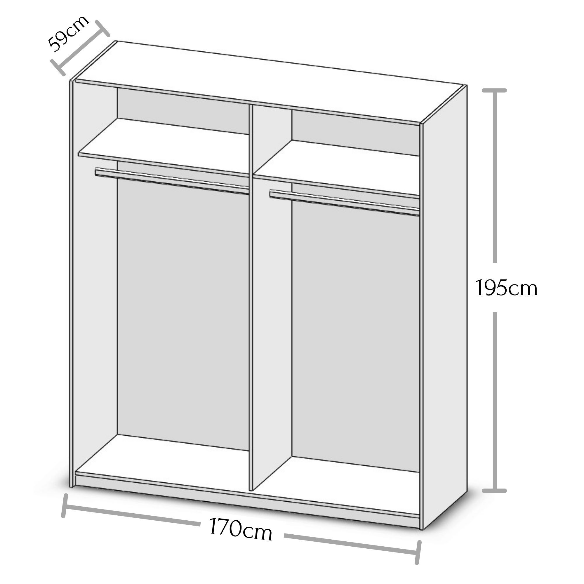 Schwebetürenschrank PULS