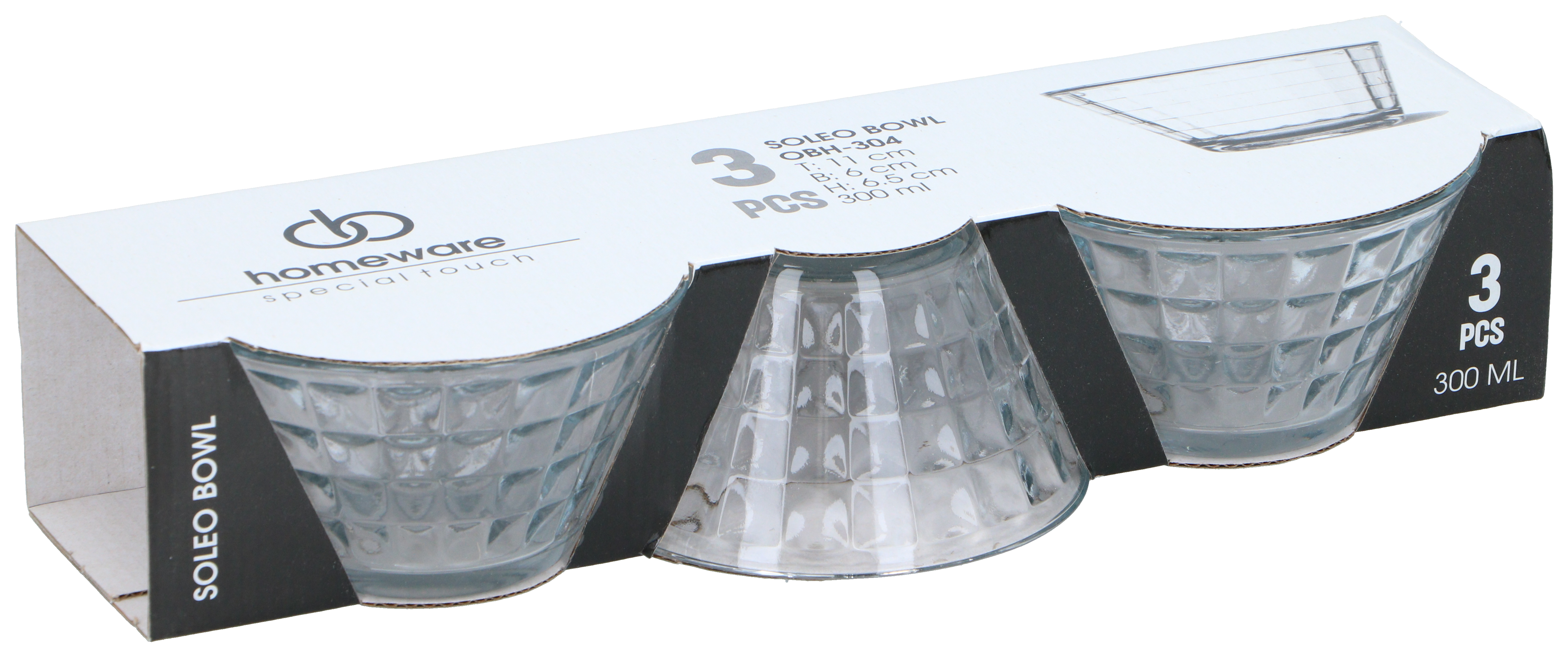 Dessertgläser 3er Set SOLEO