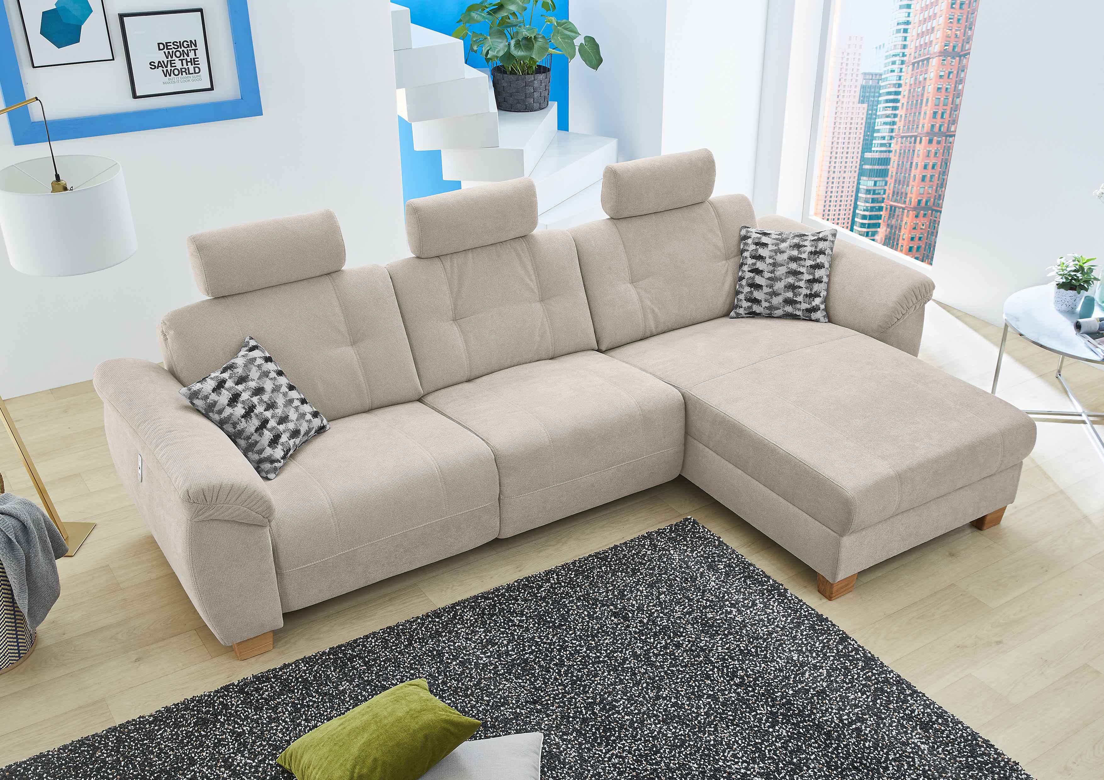 Wohnlandschaft mit Funktion PORTOFINO-SE