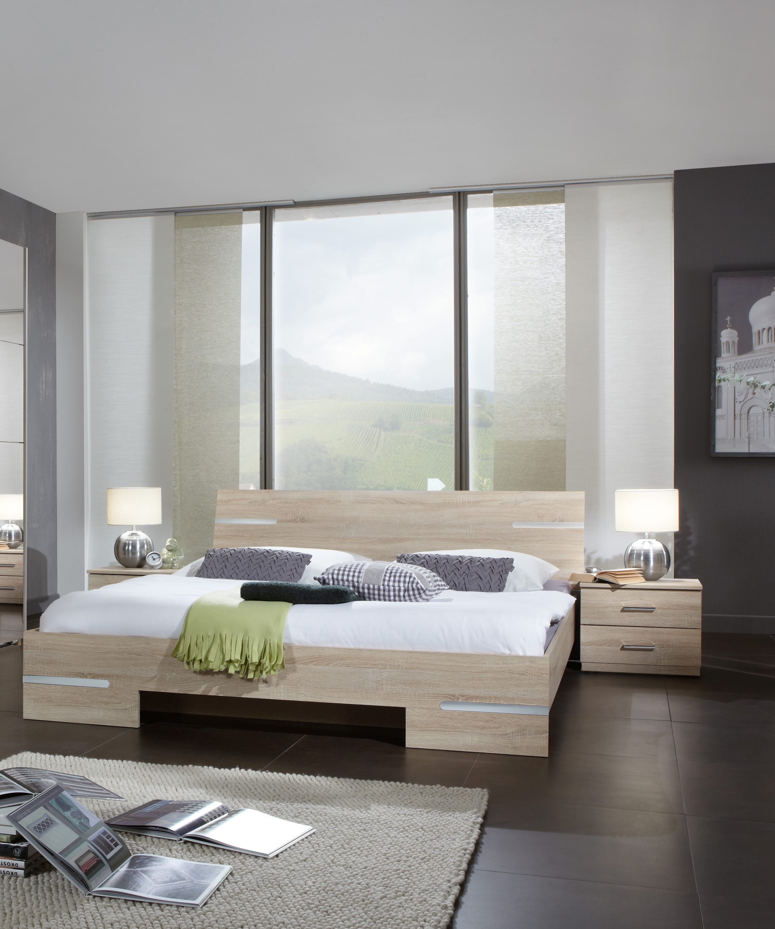 Bett mit Nachtkommoden ANNA Bett mit Nachtkommoden ANNA