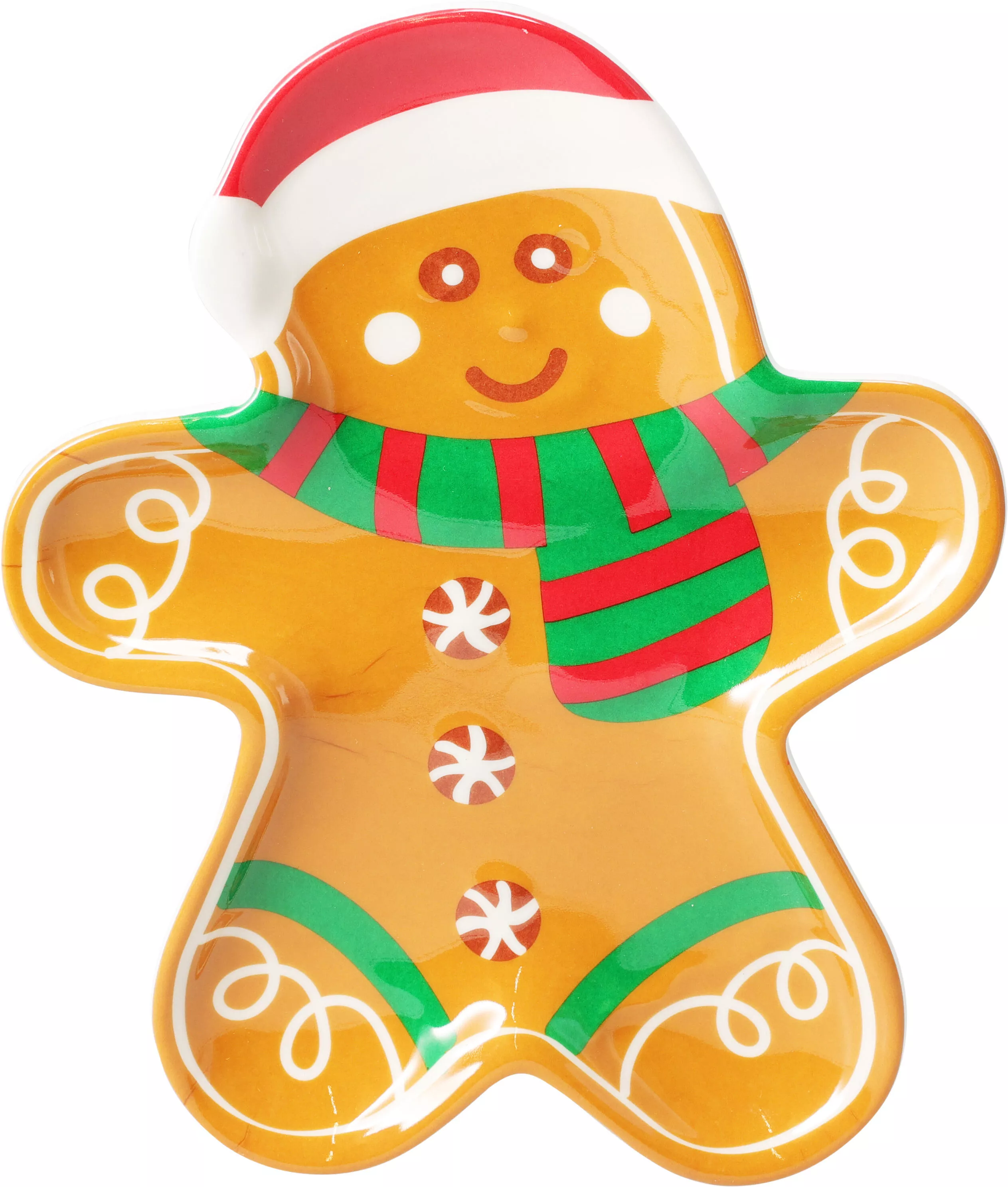 Teller Lebkuchenmann CHRISTMAS