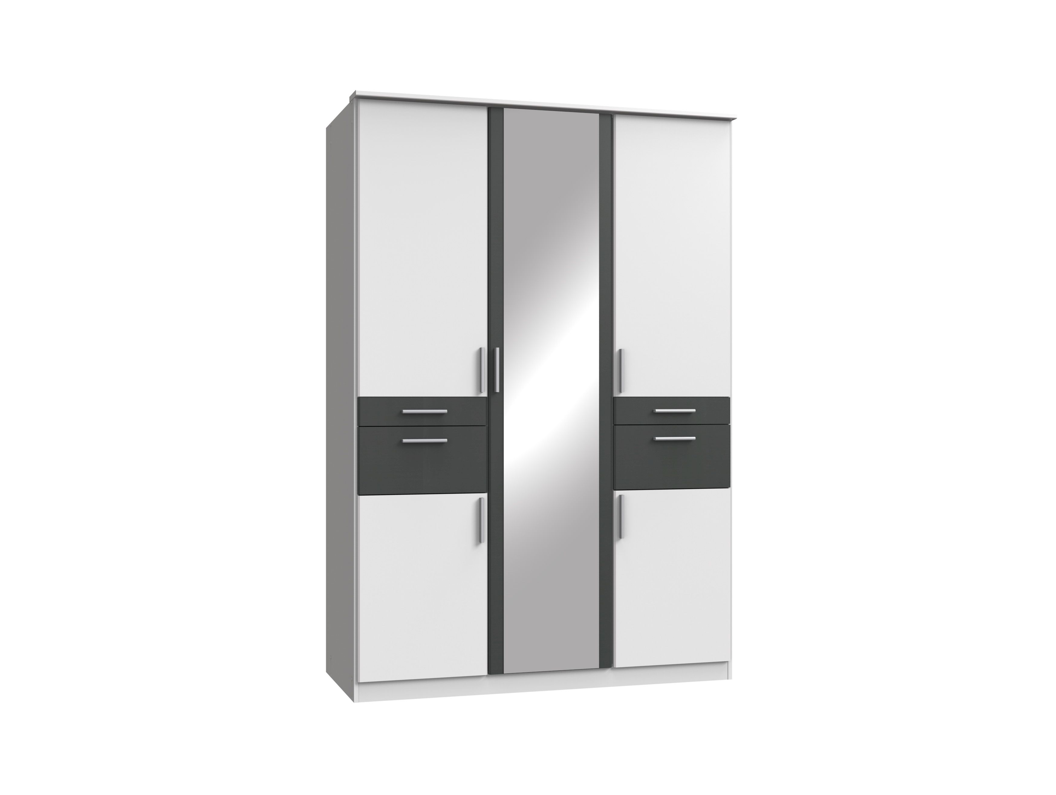 Kleiderschrank KOBLENZ | 508729-2 | Weiß-Graphit