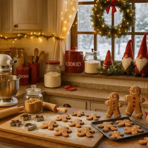 Weihnachtsdeko Gingerbread & Wichtel | Dekoideen für die Adventszeit