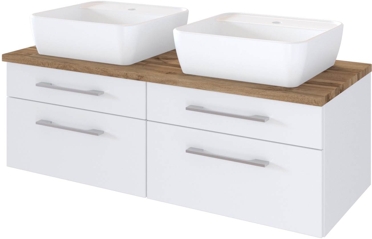 Waschbeckenunterschrank 120 mit Aufsatzbecken  DAVOS Waschbeckenunterschrank 120 mit Aufsatzbecken  DAVOS