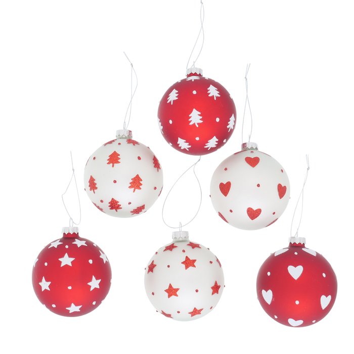 Weihnachtskugel 8cm NOLLAG