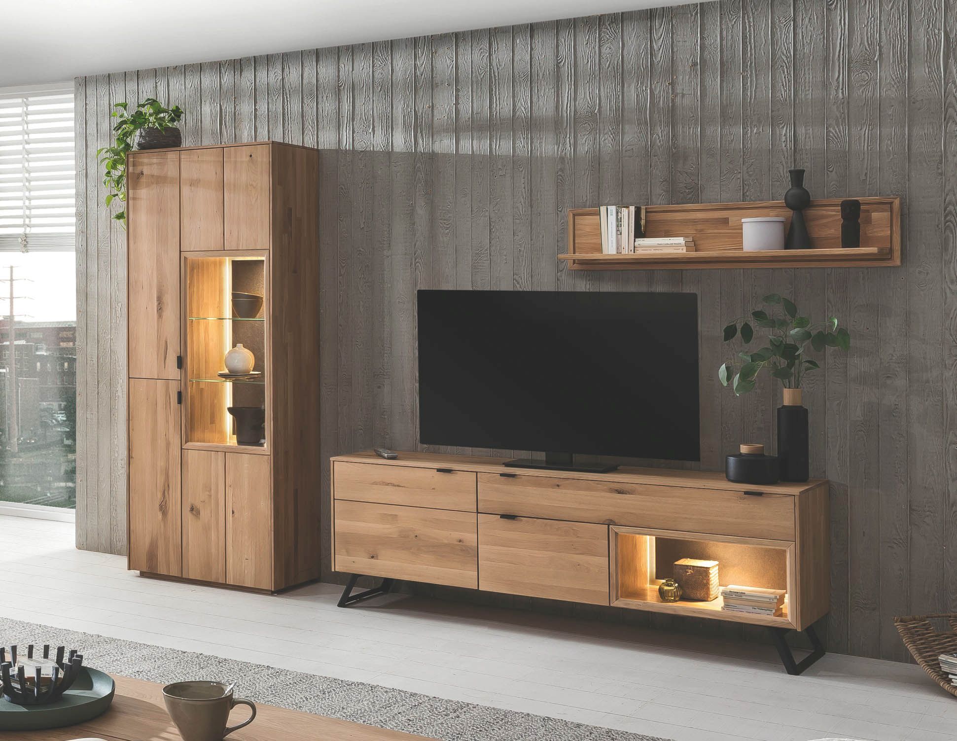 Wohnwand fürs Wohnzimmer Wohnwand Lissabon