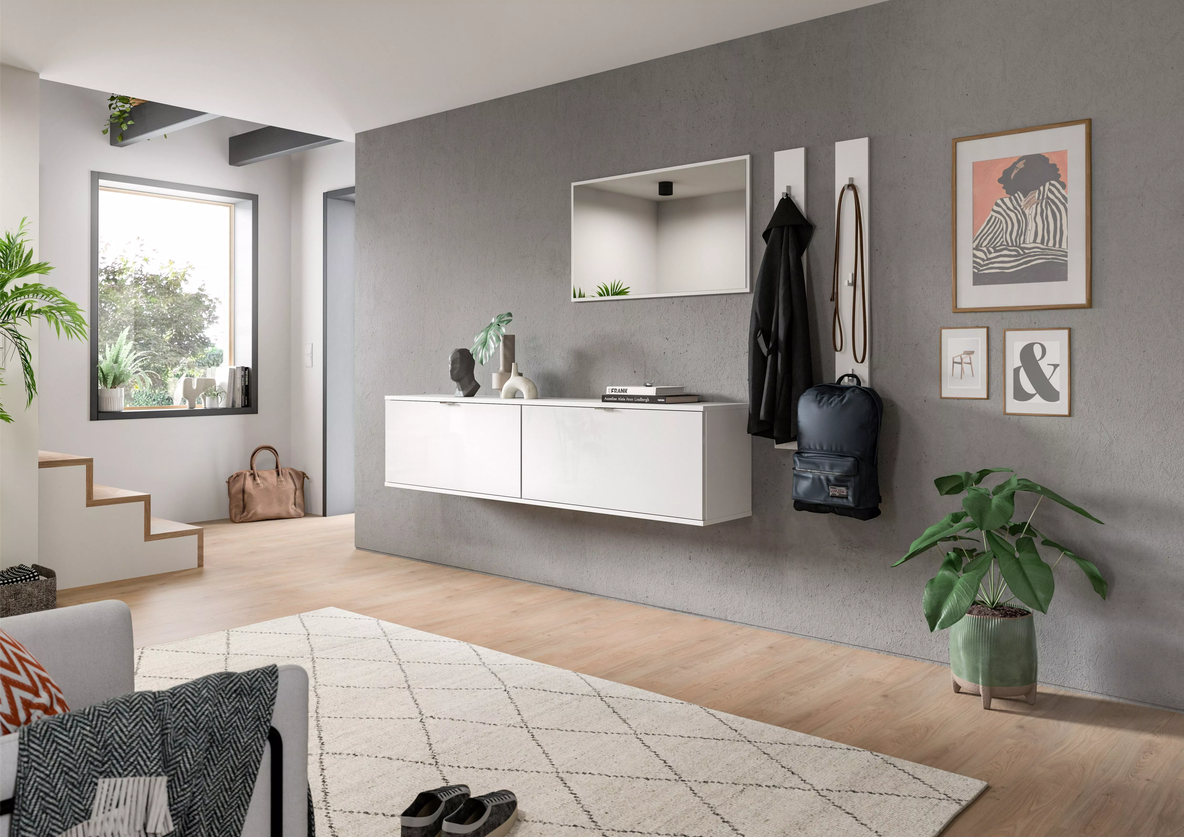 Garderobenpaneele 2er-Set BODITE Garderobenpaneele 2er-Set BODITE