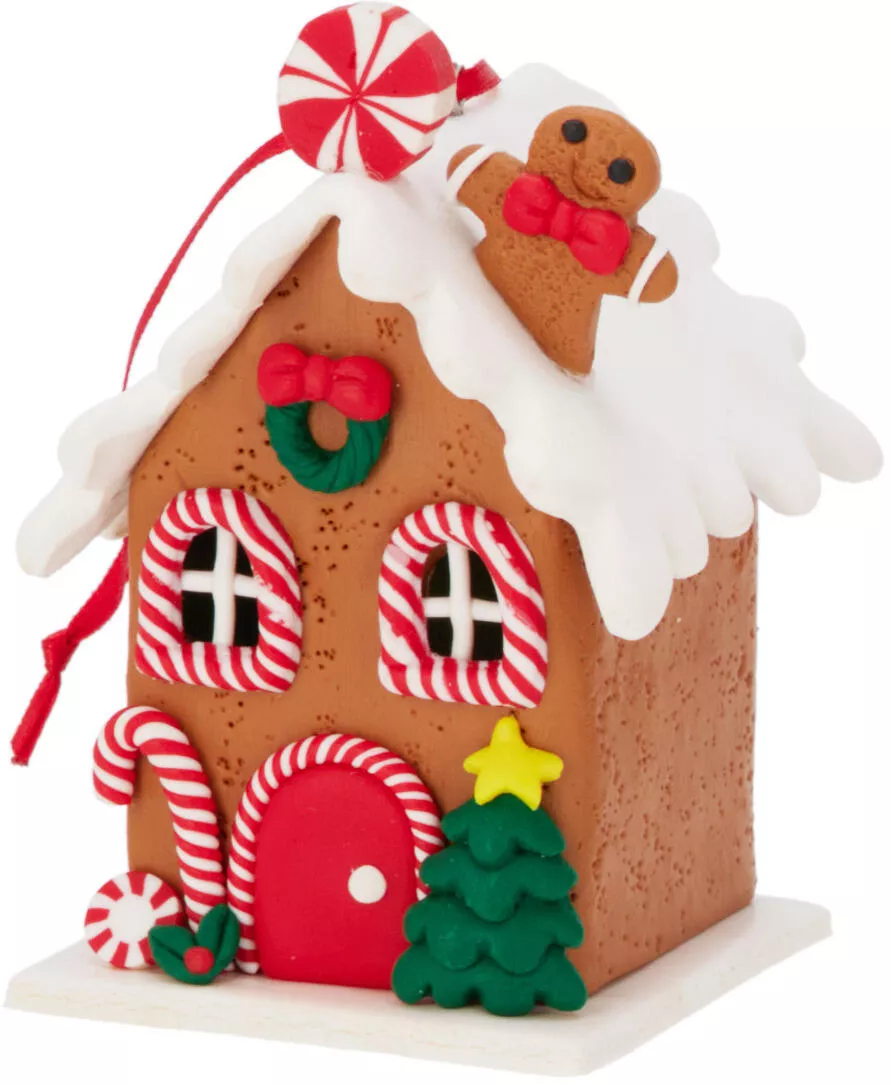 Hänger Lebkuchenhaus mit LED CHRISTMAS