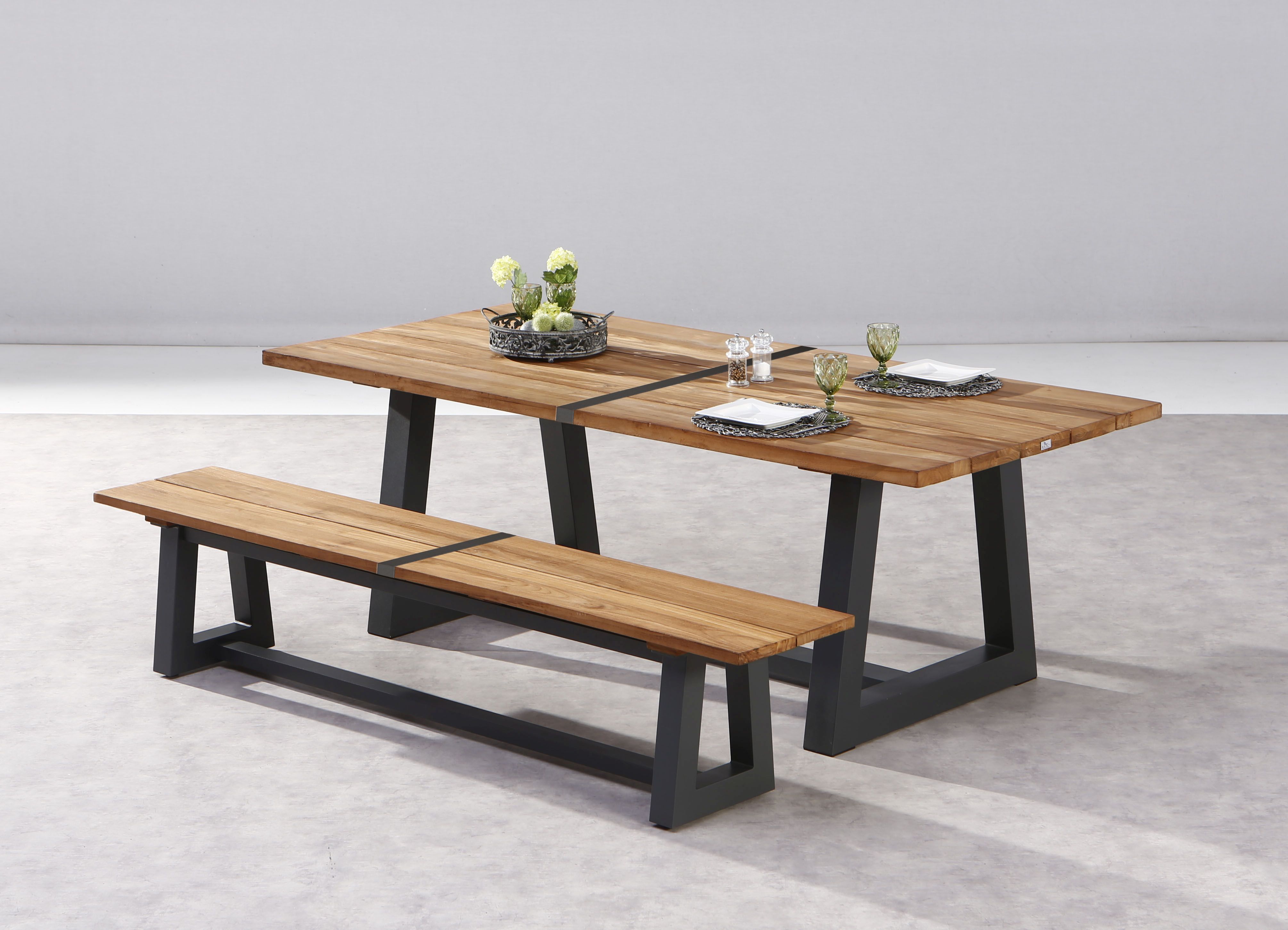 Sitzbank 220x40 cm CAMPIONE