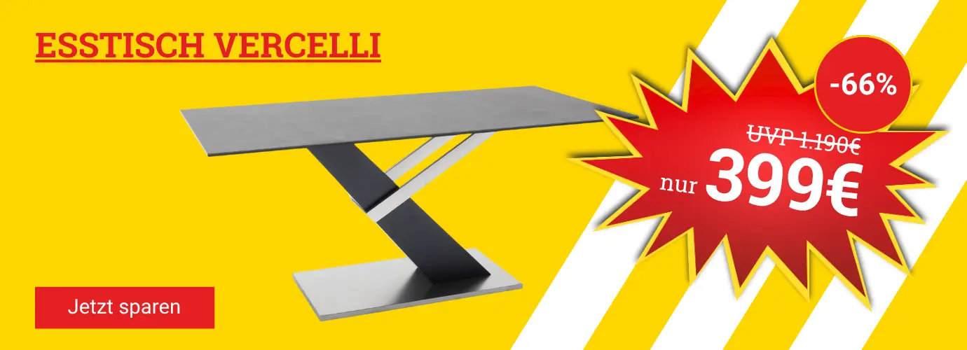 MEGA sparen! Esstisch VERCELLI