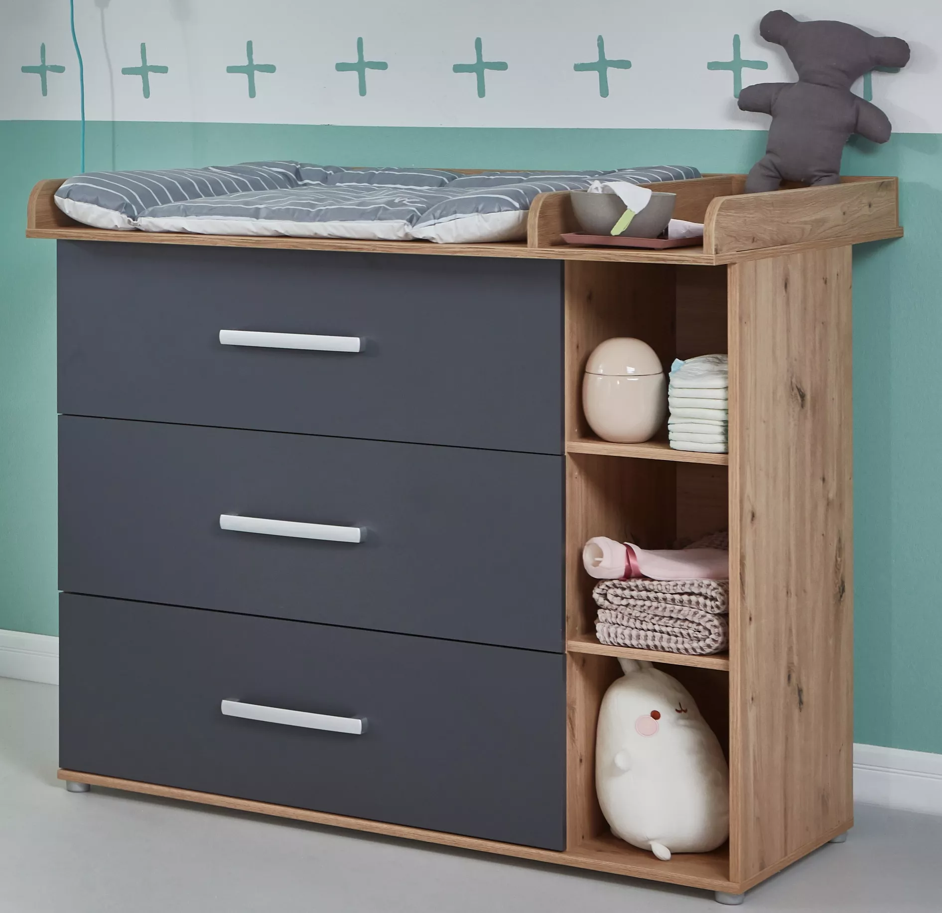 Babyzimmer 3-teilig ALESSIA