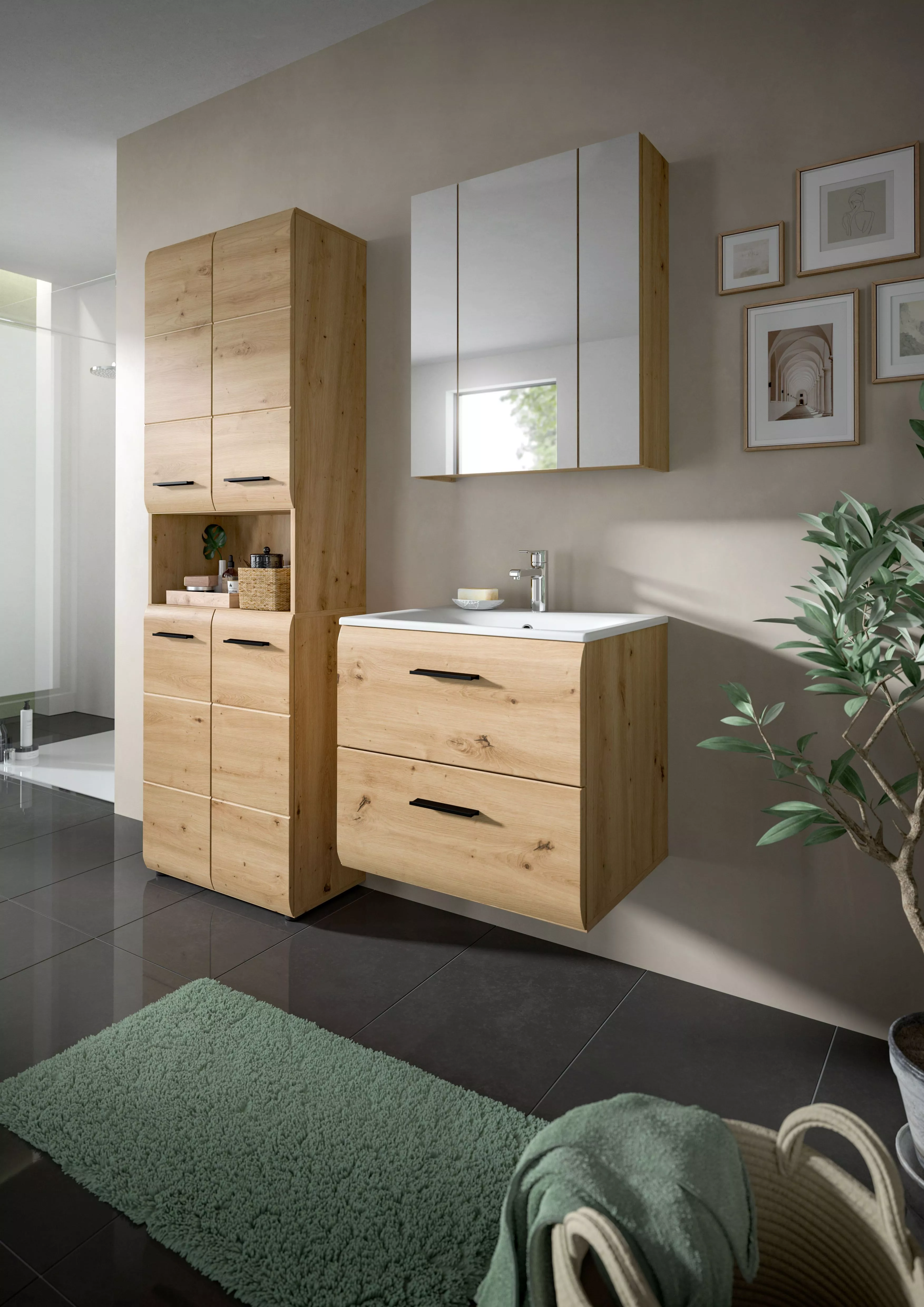Waschbeckenunterschrank mit Waschbecken BONGA