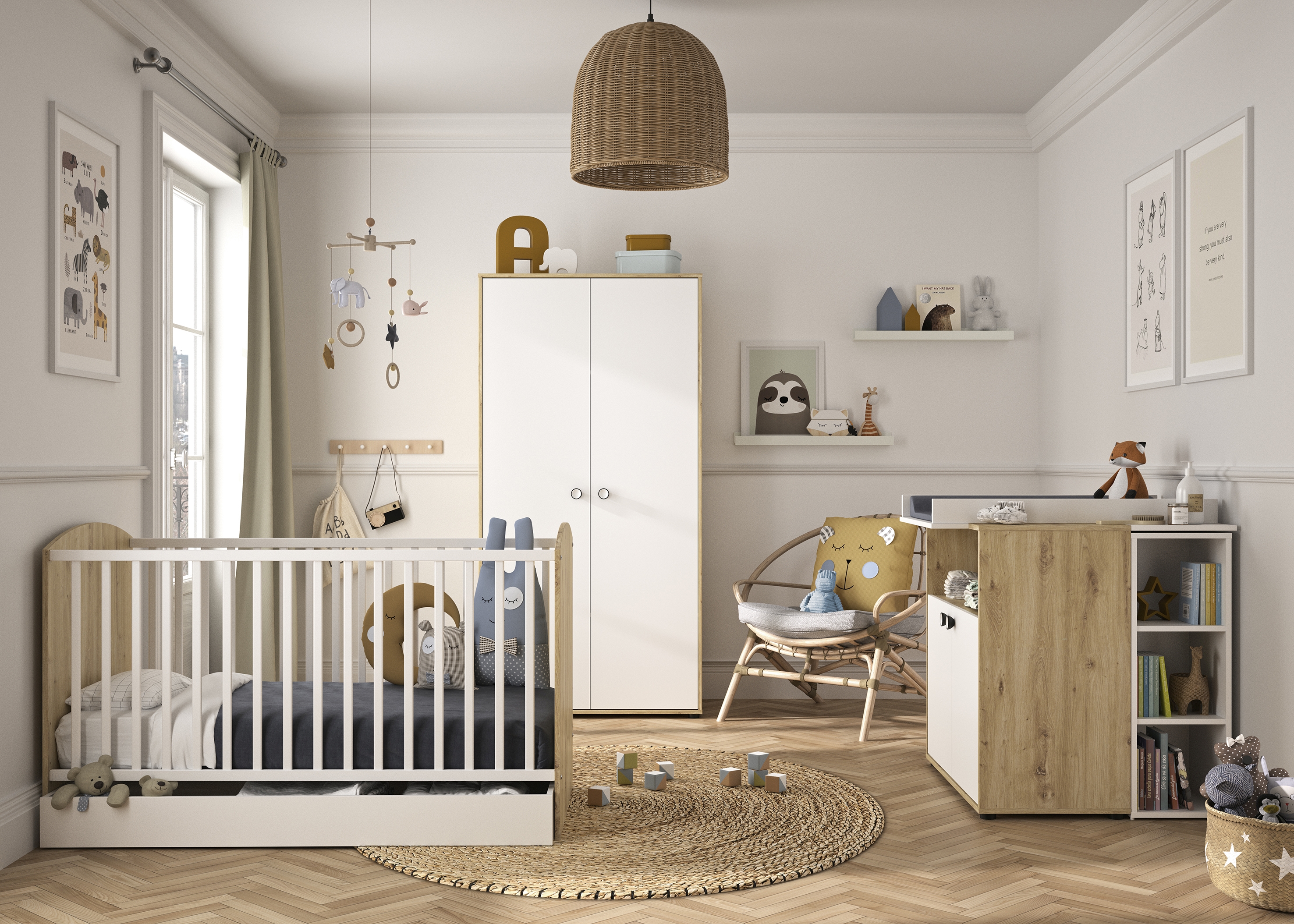 Babyzimmer 6-teilig ARTHUR