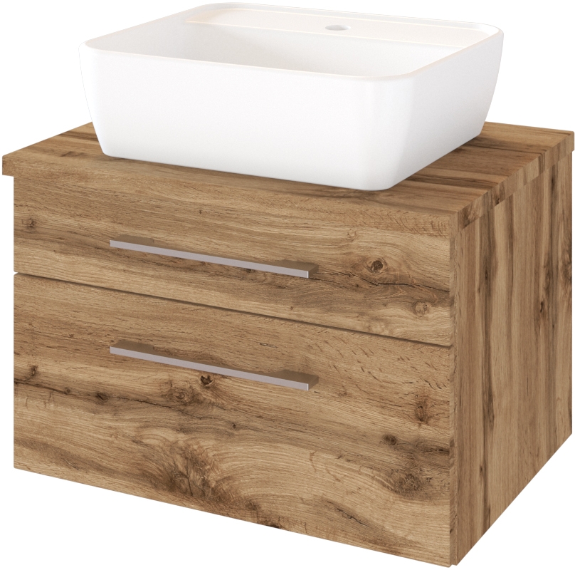 Waschbeckenunterschrank 60 mit Aufsatzbecken DAVOS Waschbeckenunterschrank 60 mit Aufsatzbecken DAVOS