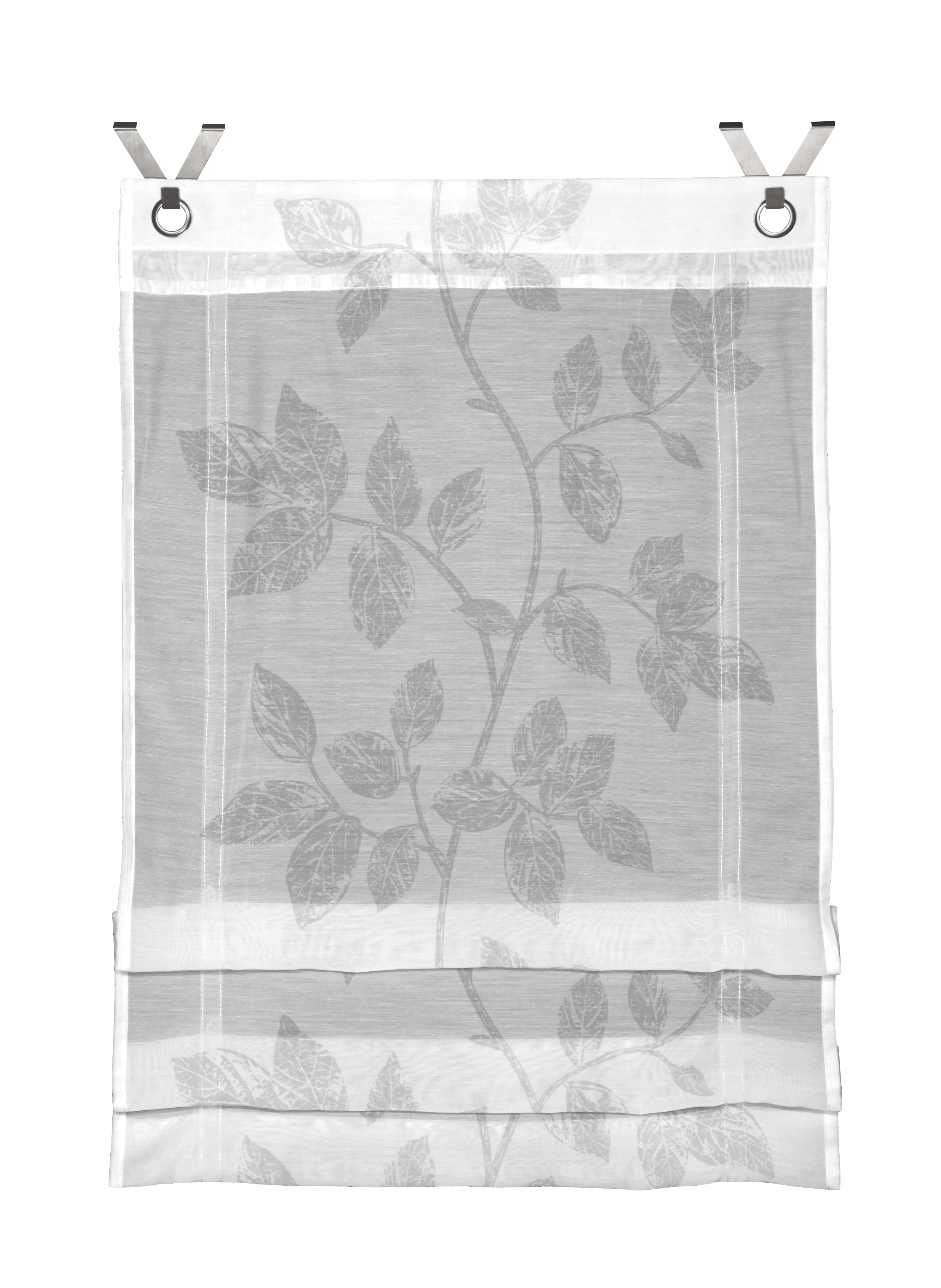 Klipsrollo 56x120cm silber ALASKA
