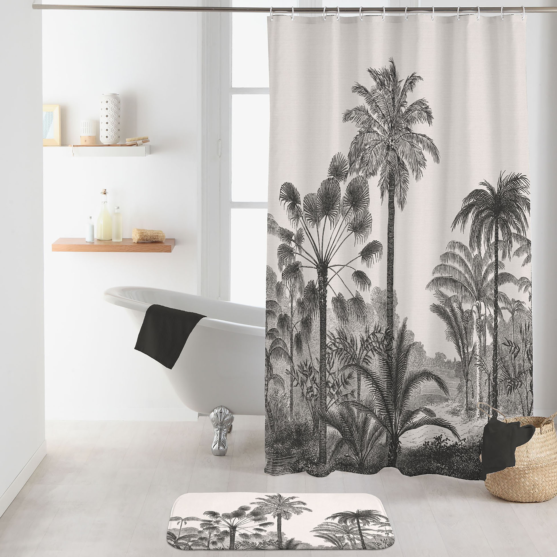 Duschvorhang mit Haken COCOTY Duschvorhang mit Haken COCOTY