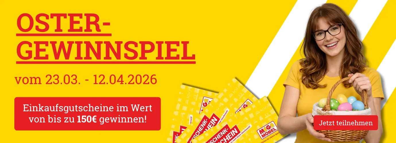 Ostergewinnspiel! Einkaufsgutscheine im Wert von bis zu 150€ gewinnen. Hier mehr erfahren>