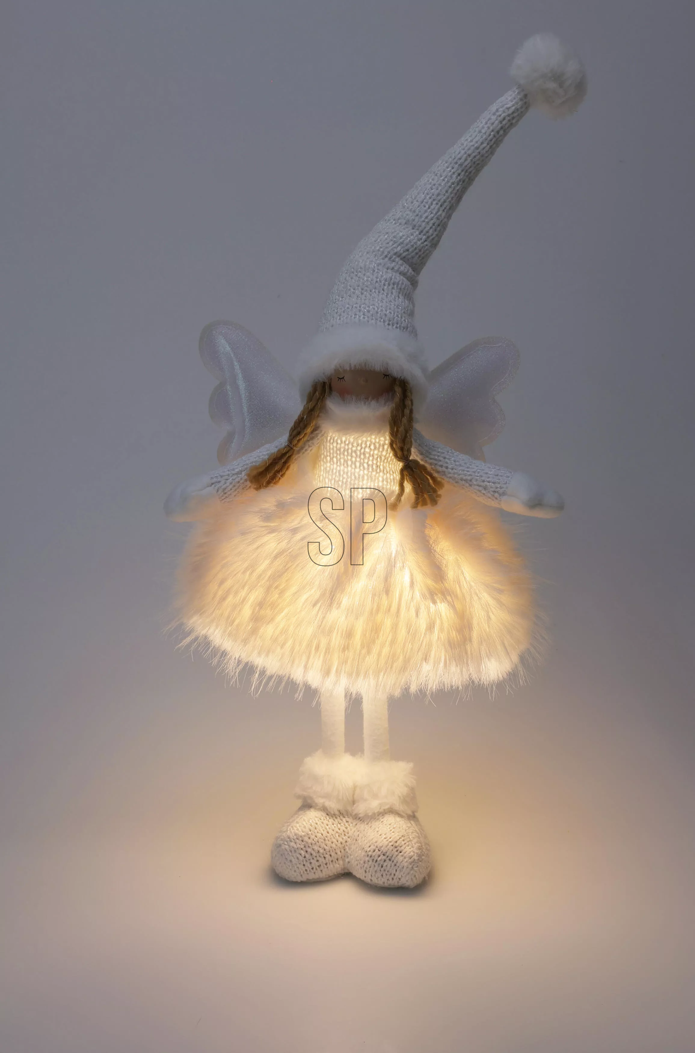 Engelmädchen mit LED CHRISTMAS