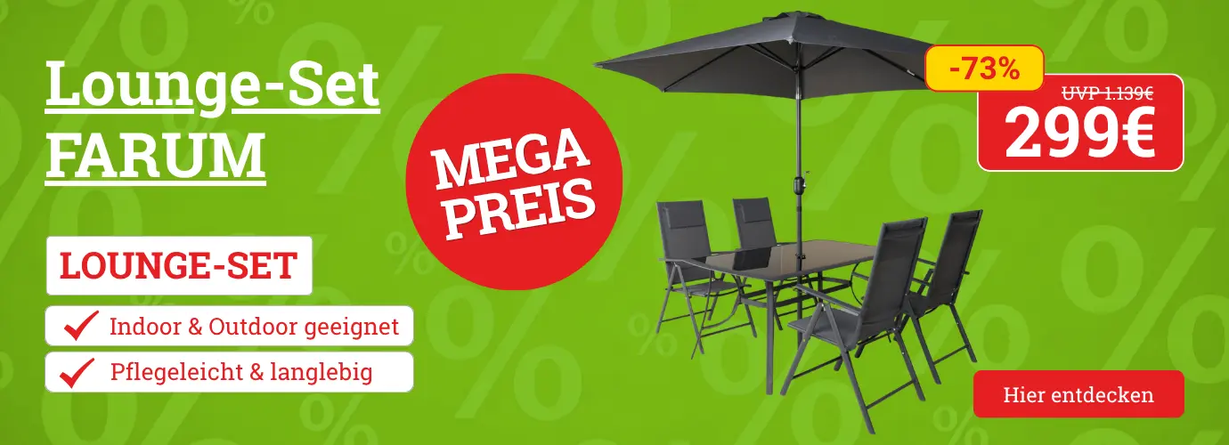 Jetzt MEGA sparen! Lounge-Set FARUM