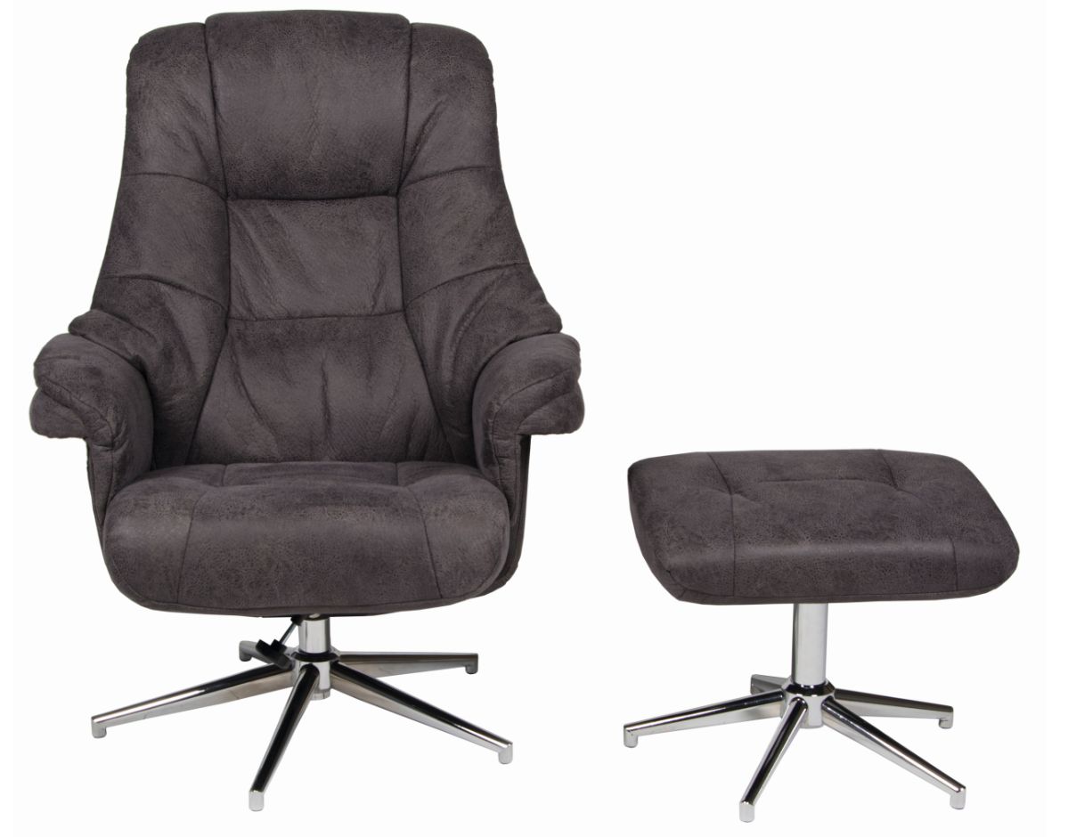 Relax Chair mit Hocker BURNABY