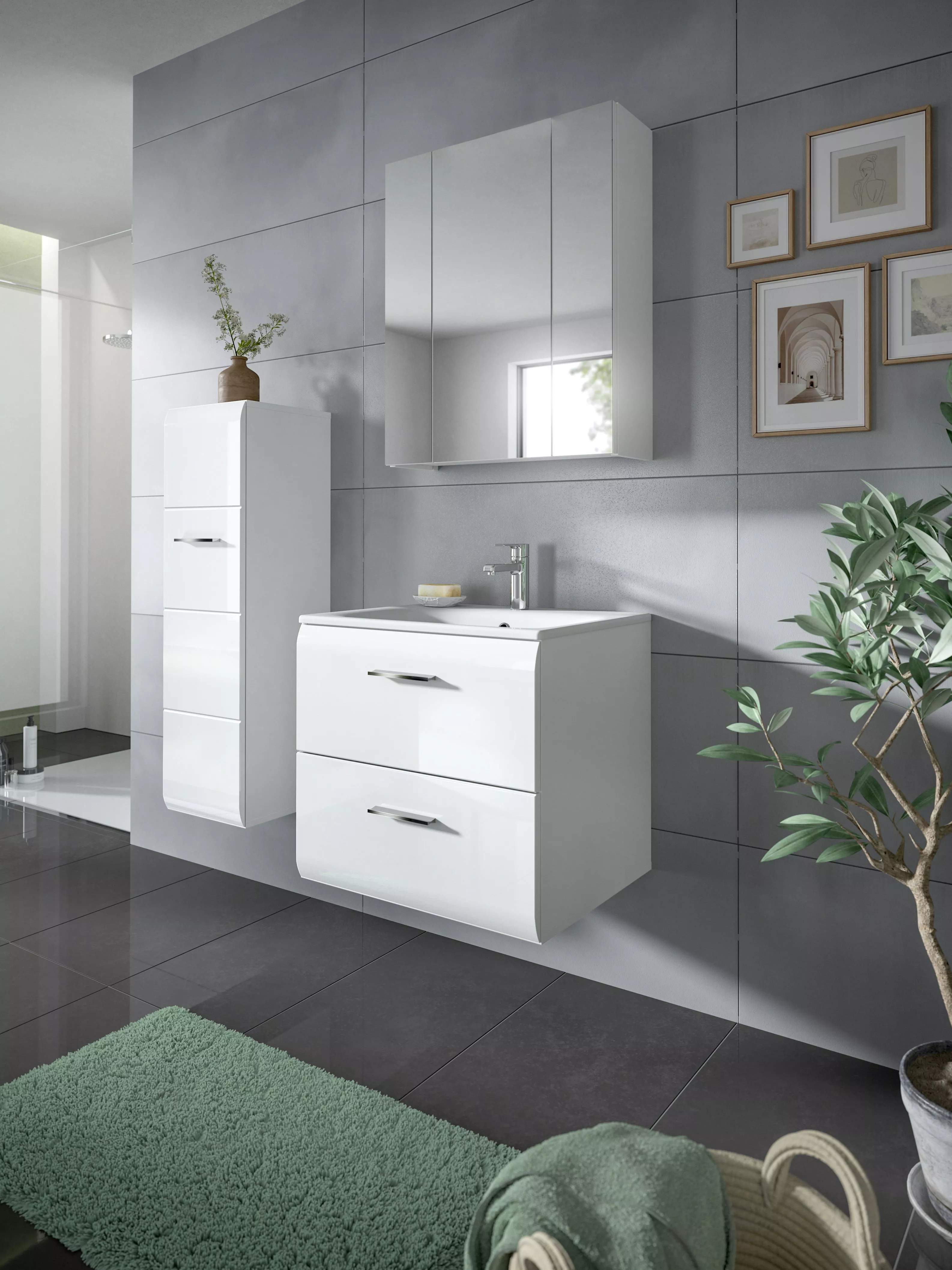 Waschbeckenunterschrank mit Waschbecken BONGA