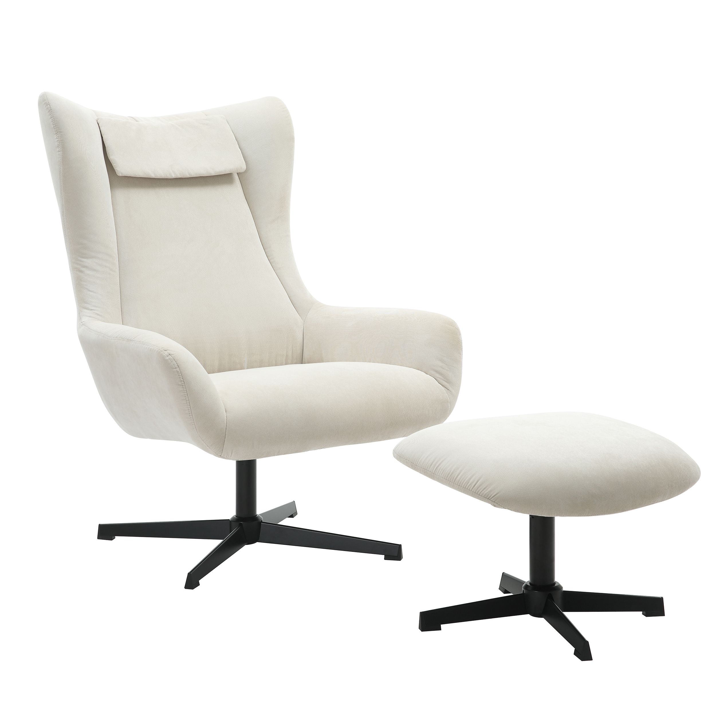 Sessel mit Hocker 367827