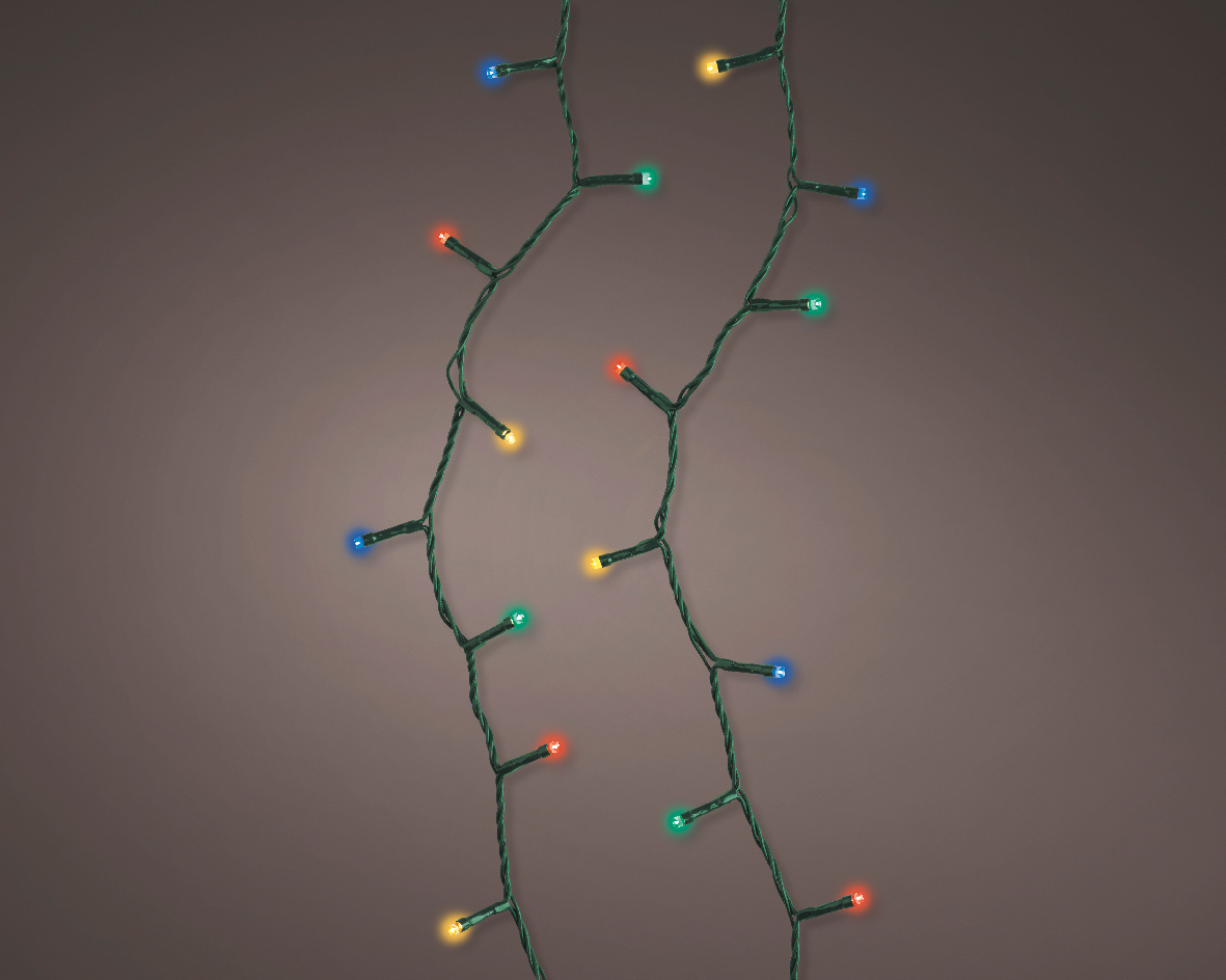 LED Basic-Lichterkette 10m multicolor CHRISTMAS LIGHTS
